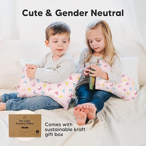 Miniatura 9 de My Little Dreamy Travel - Almohada pequeña con funda de almohada, 9 x 13 pulgadas, almohada de viaje para niños, cama pequeña, pequeña, pequeña,