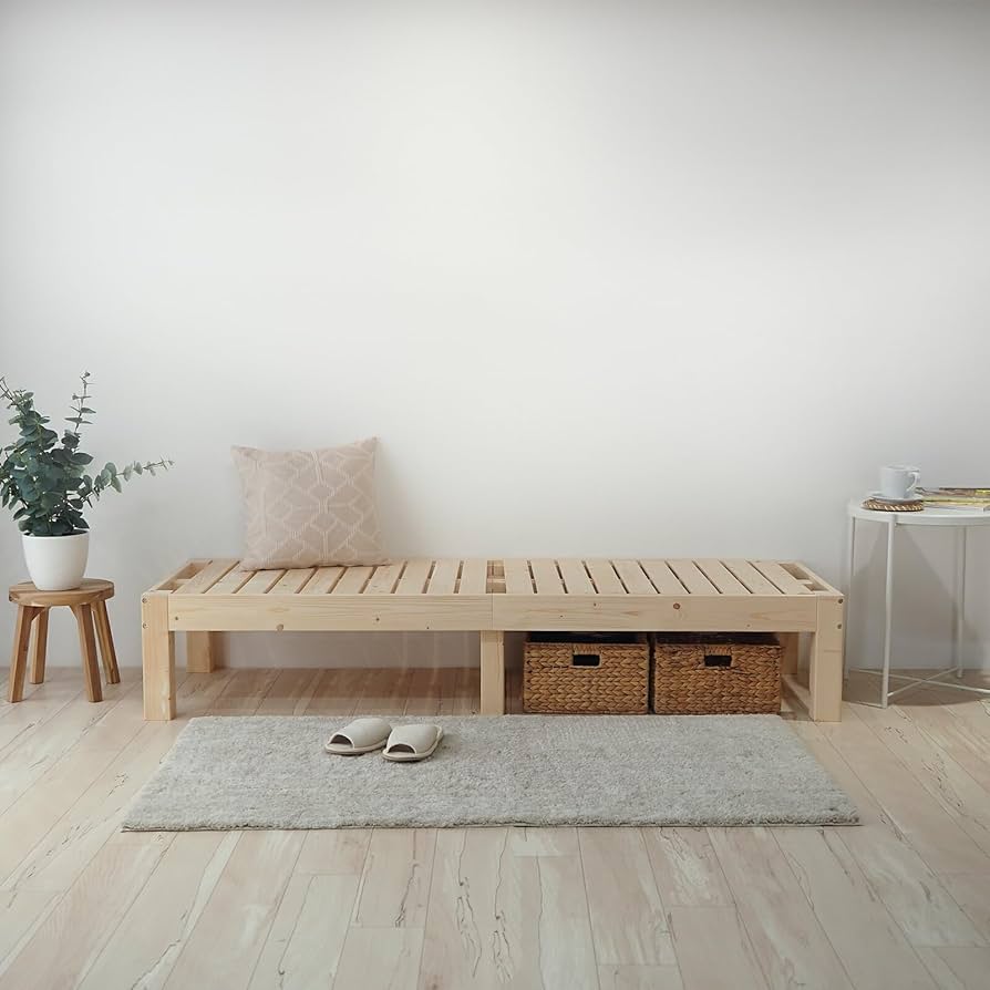 新品すのこベッド80SSコンパクトショート80cm×180cm ベッド ショート丈 ヘッドレス コンパクト 180 短い すのこ