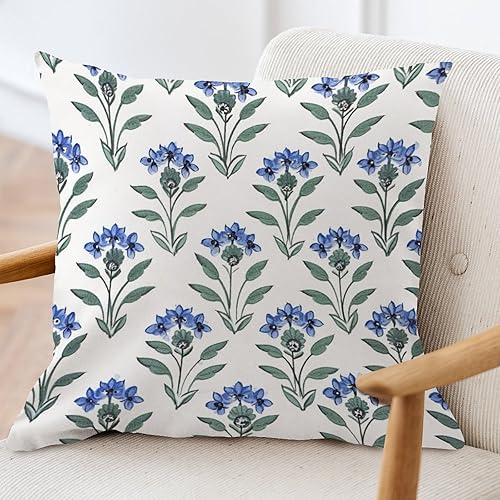 Vista 60 de ArogGeld Fundas de cojín asiáticas escénicas elegantes chinoiserie, diseño de loto verde, pájaros, jardines, funda de almohada para sofá