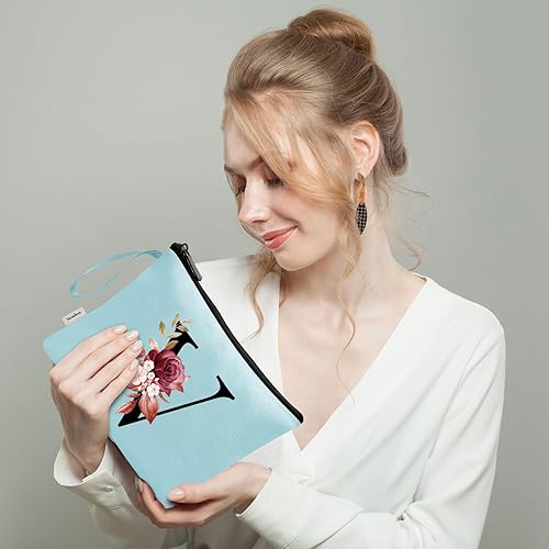 Vista 592 de Vavabox A-Z - Bolsa de maquillaje personalizada, regalos de cumpleaños para mujeres y madres, regalos para mejores amigas, bolsa de cosméticos