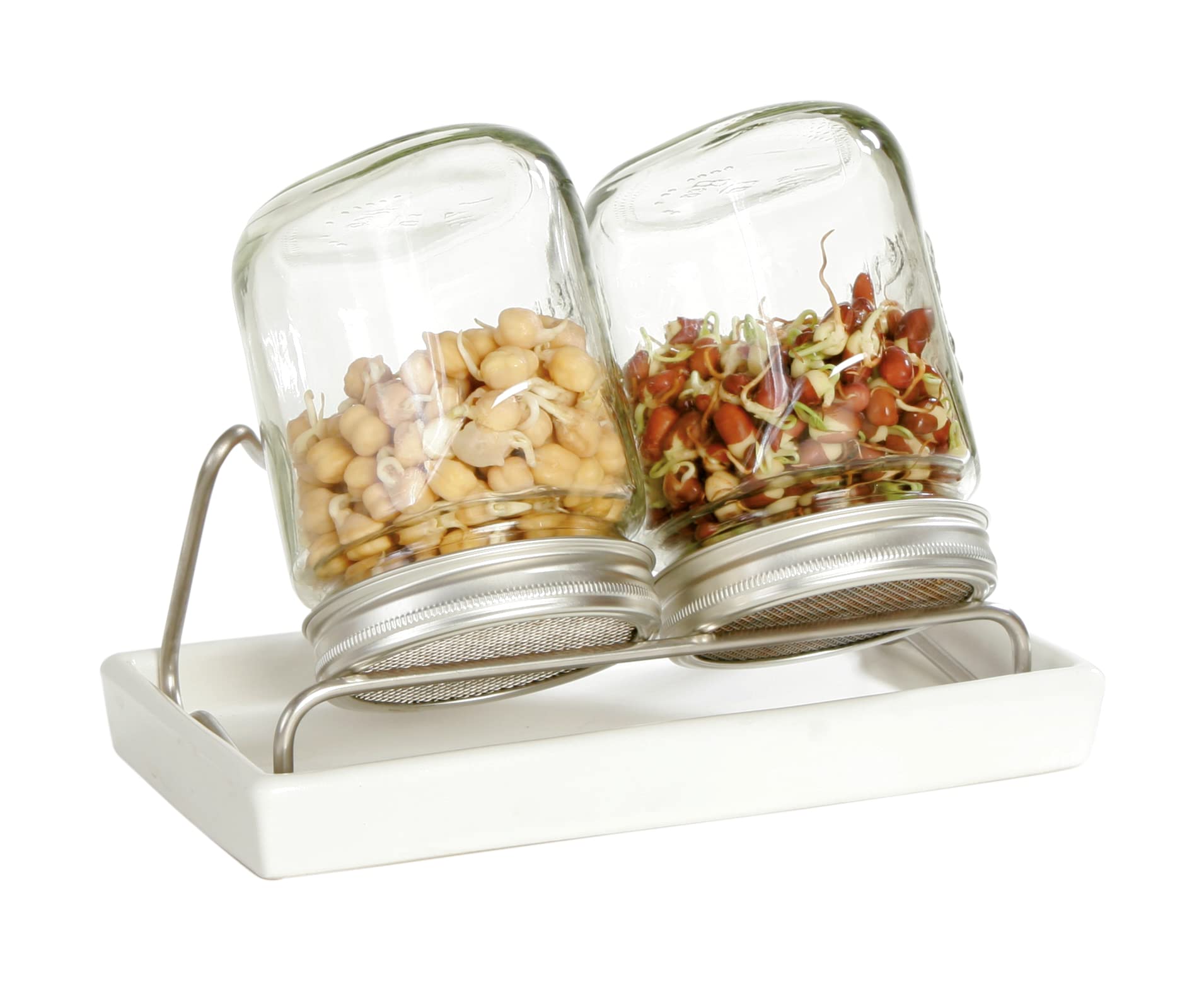 Eschenfelder Sprossensystem II, 750 ml mit weißer Keramikschale