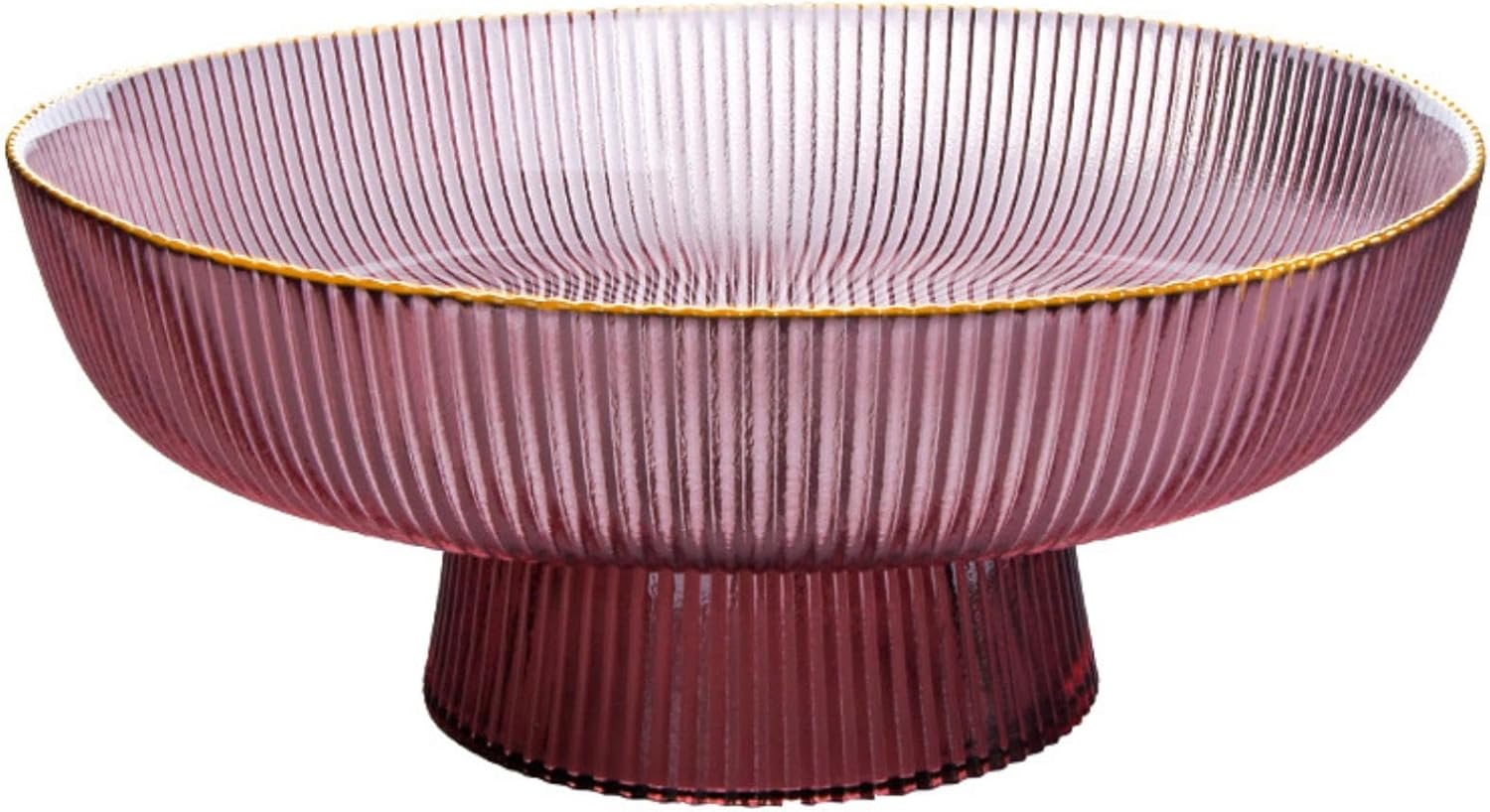 Xeiwagoo Glass Fruit Bowl,Large Decorative Glass Bowl