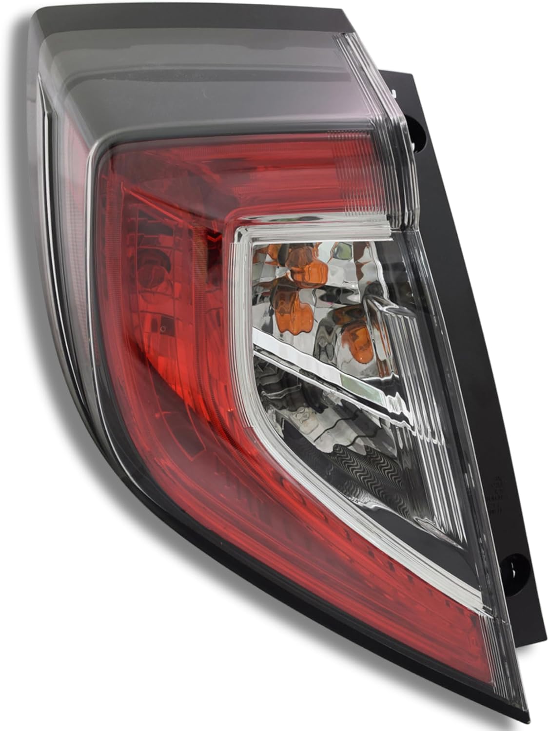 Taillight Replacement for 2017–2021 Honda Civic Hatchback – LED Tail Light Assembly with Bulb, Left/Driver Side, OEM: 33550-TGG-A02, Partslink: HO2804116