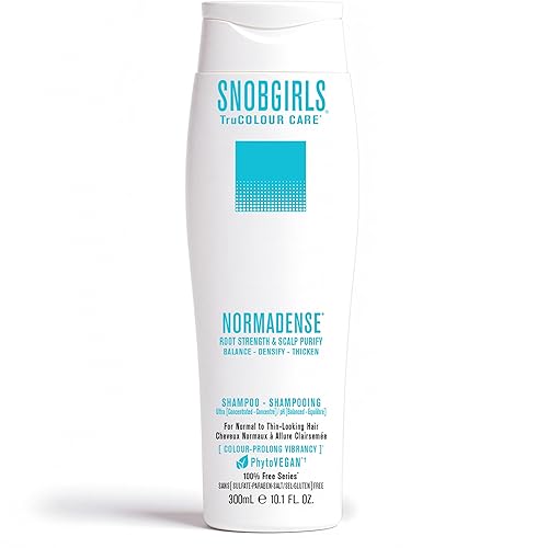 Champú de biotina para cabello fino y fino – Fórmula vegana voluminizadora y fortalecedora con aceite de argán, niacinamida y ceramidas – Limpiador