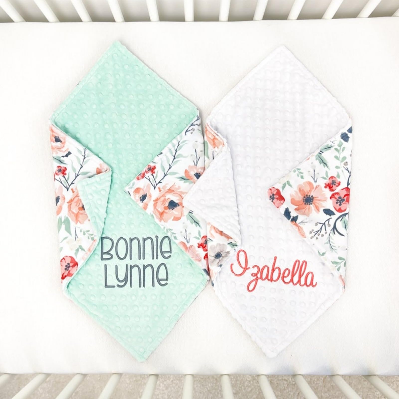 Couverture bébé personnalisée avec prénom broderie haut de gamme