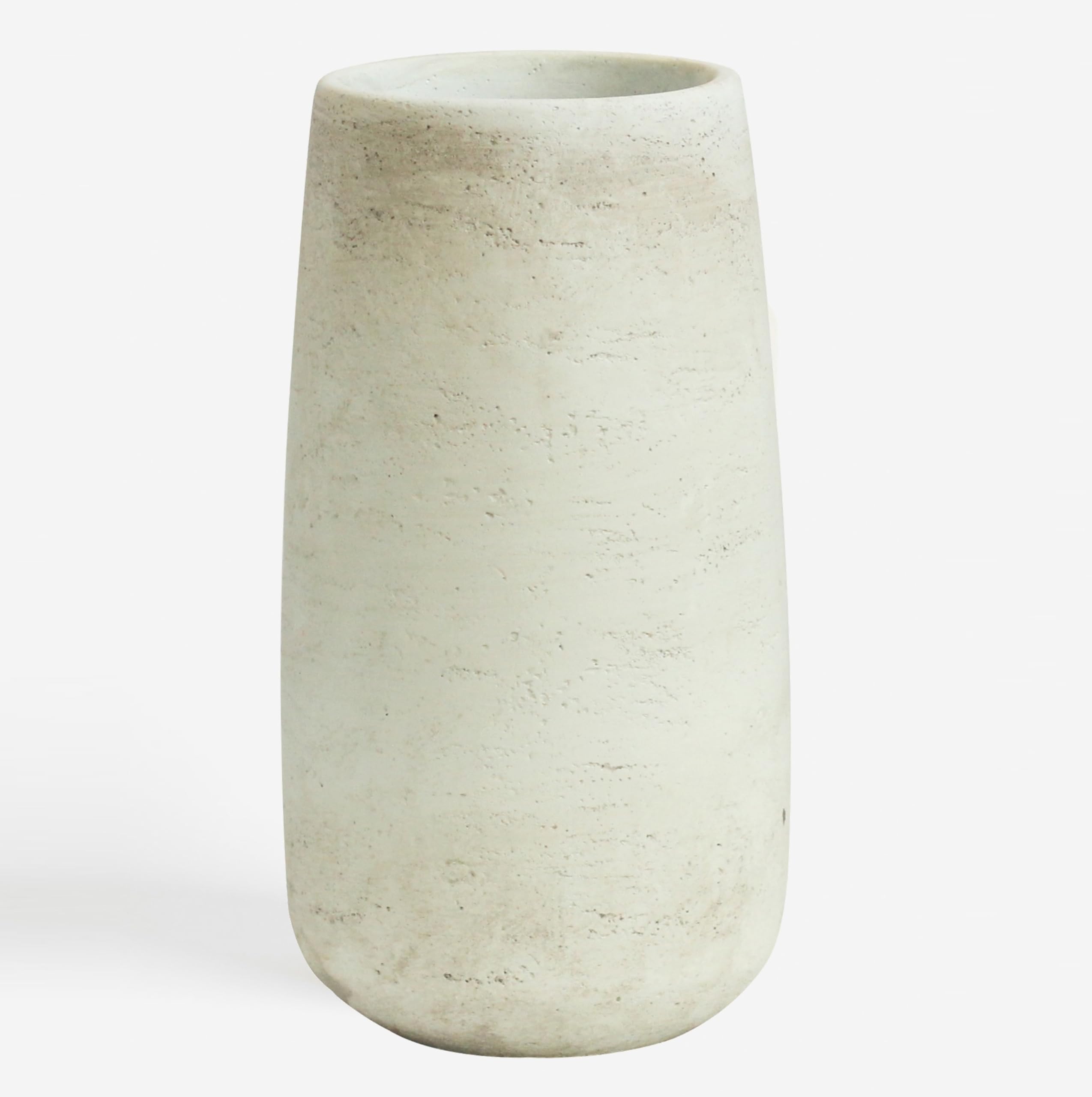 Olly & Rose Flower Vase Light Beige Soho Ceramic Vase Textured Effect 25cm Vase for Flowers Decorative Home Decor - Image 3