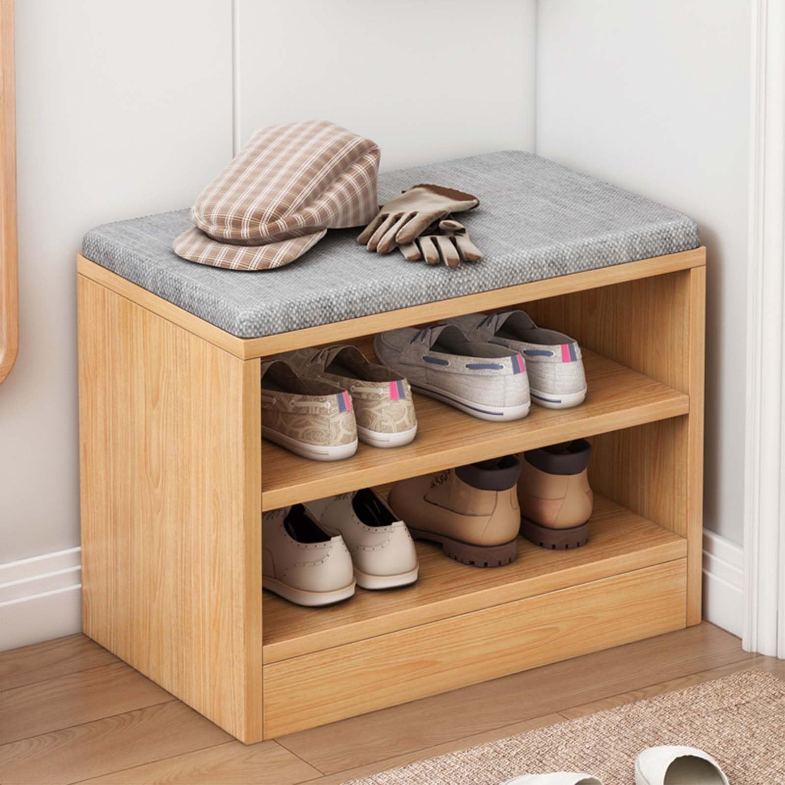 Étagère à Chaussures Gain de Place pour Ne Plus Vous Chausser Debout dans l'Entrée