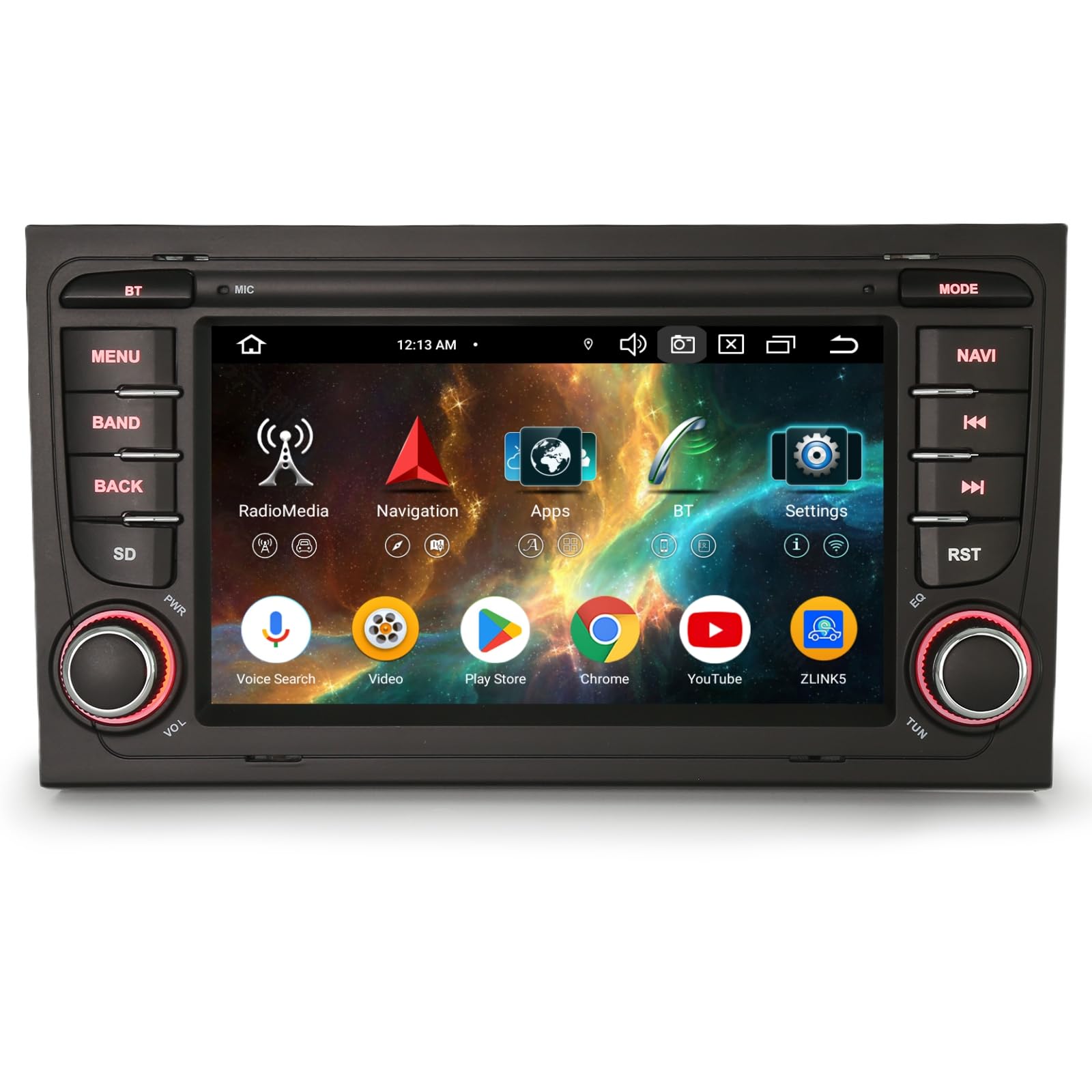 Autoradio Android 16 4 Go + 64 Go pour Audi A4 (2002-2007) RS4 B9 Seat EXEO