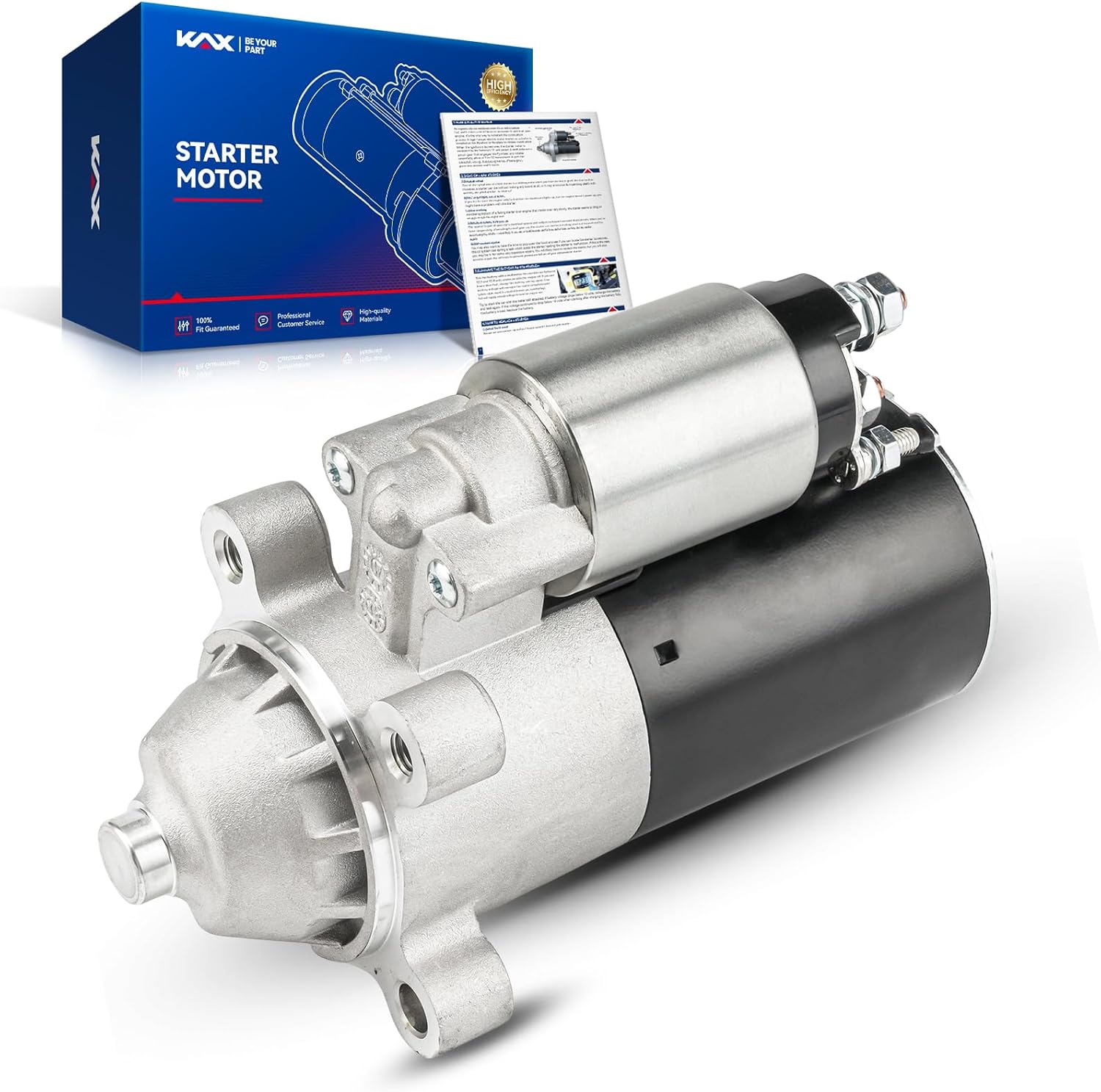 KAX Starter Replacement, New Starters for 2000-2004 Focus 2.0L AutomaticReplace 6655N