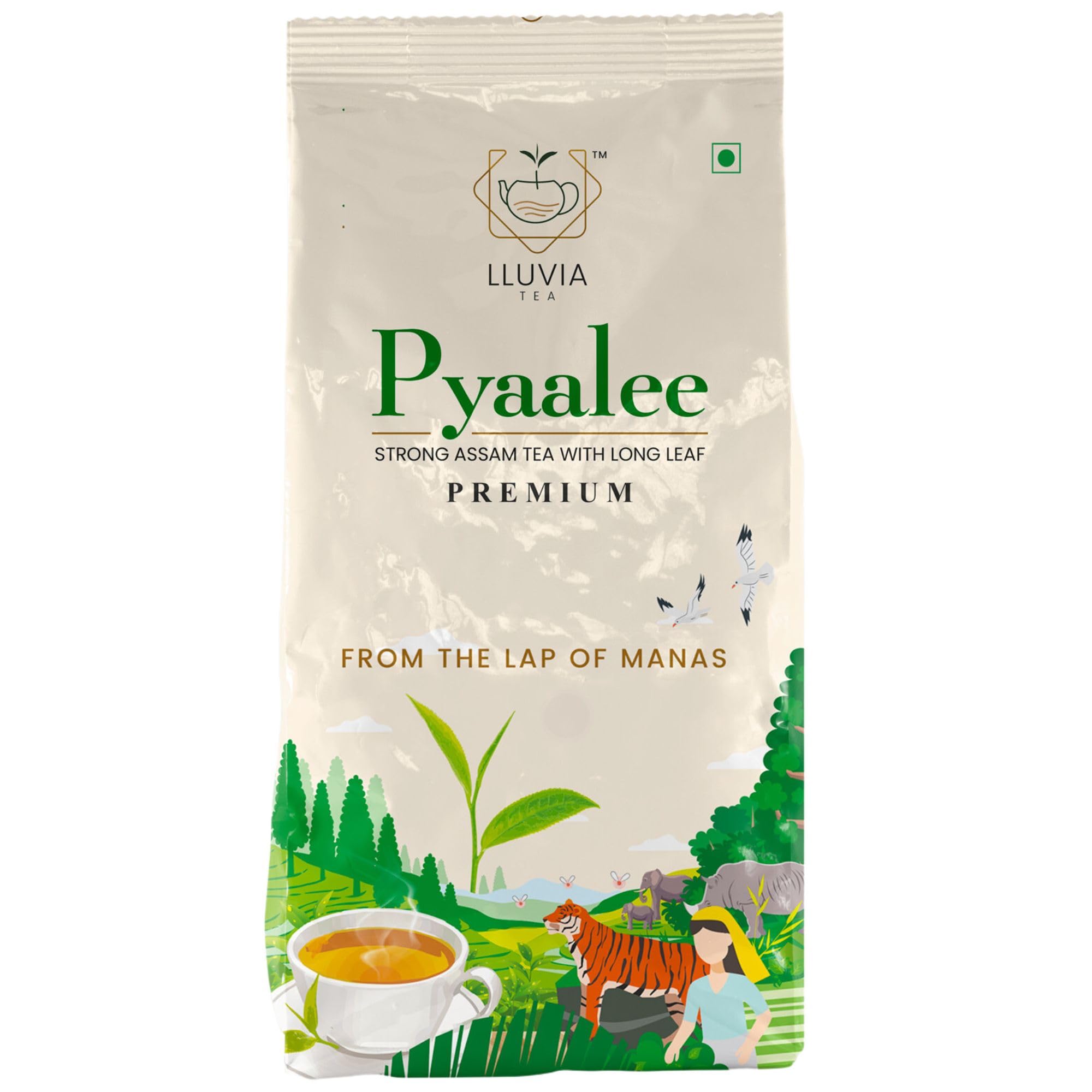 LLUVIA TEA Pyaalee Premium Strong Assam Black Tea Ctc chai Tea For Daily Use 500 gm (B09ZYDHQX5) Amazon Price History, Amazon Price Tracker