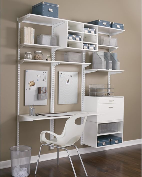 Organized Living freedomRail Upright for freedomRail Closet System, 30-inch - White