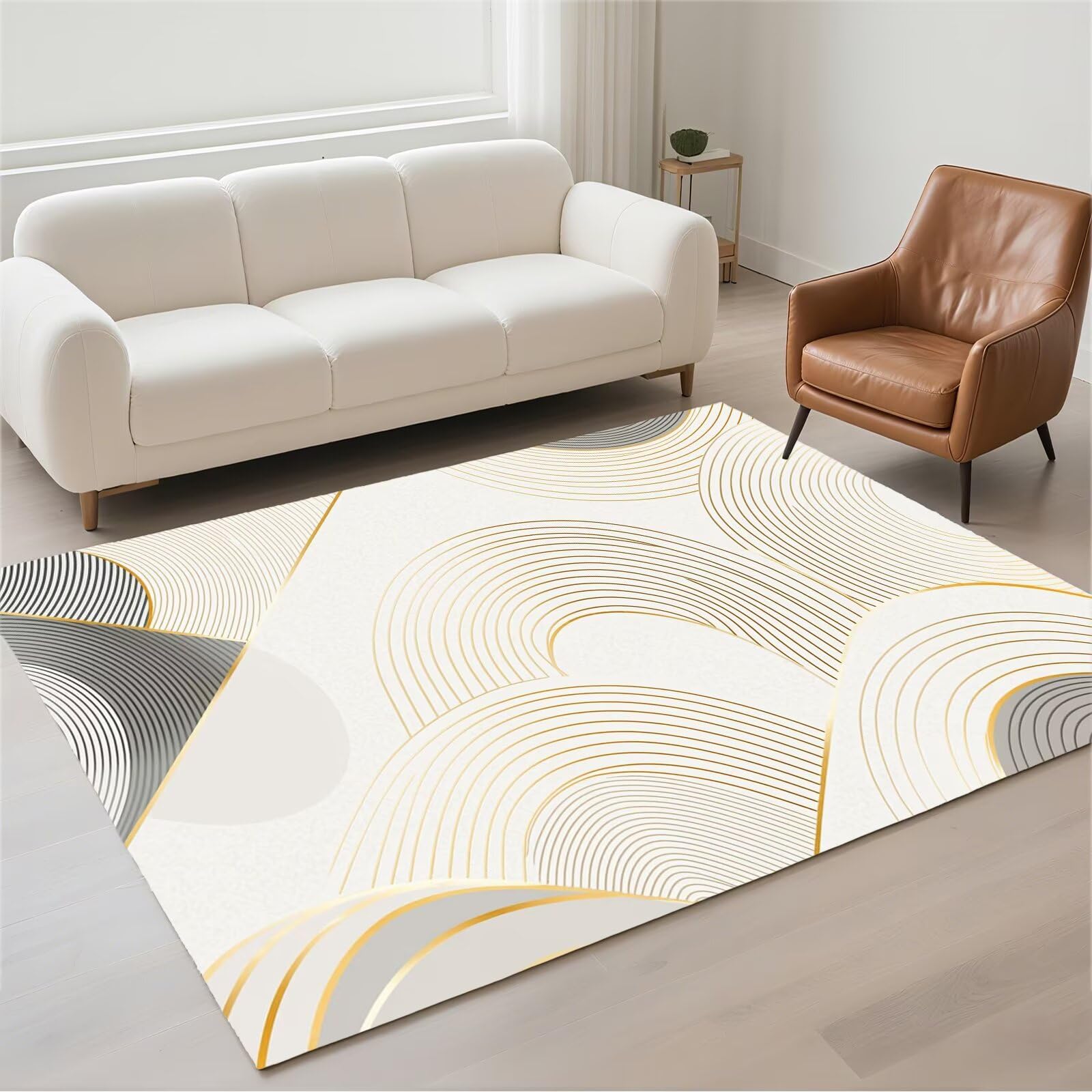 Tapis de chambre lavable pour créer un coin bureau cosy