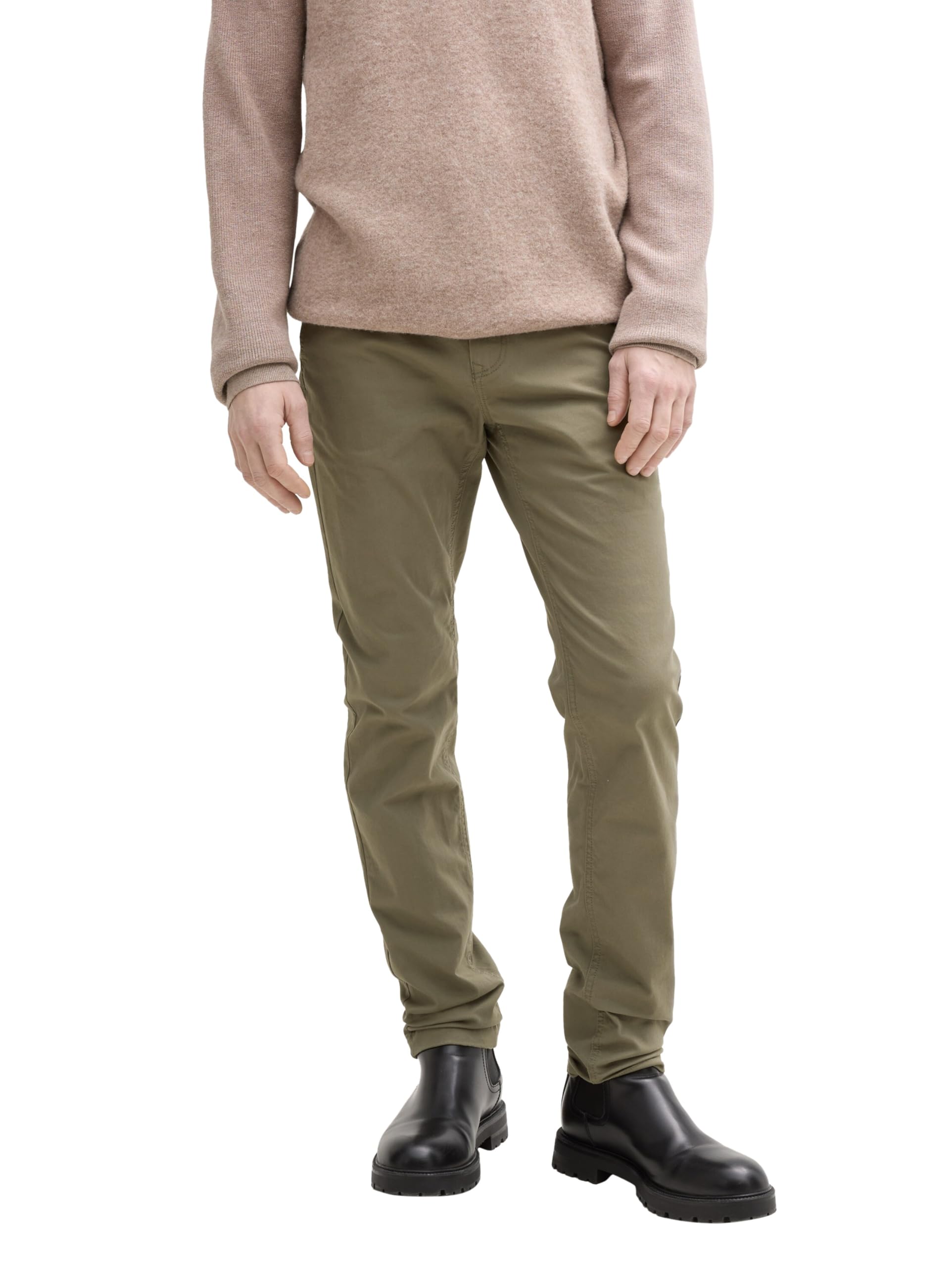 Chino Travis Slim Tom Tailor coton stretch coupe moderne masculine