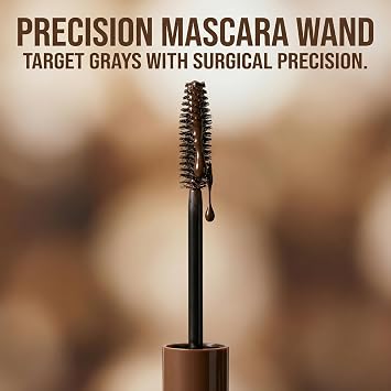 Hair Touch Up Stick Temporary Color, Gray Hair Coverage, Hair Colour Stick, White Hair Coverage, Hair Mascara, Beard & Root Touch Up (Brown)