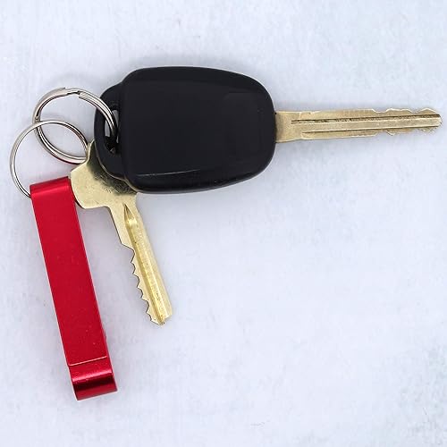 Miniatura 5 de Llavero colorido del abrebotellas del metal del aluminio para los hombres (Fuschia)