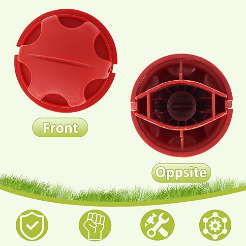 Miniatura 3 de Pomo rojo 518803003 de repuesto compatible con recortadora de malezas Toro 51954 51974