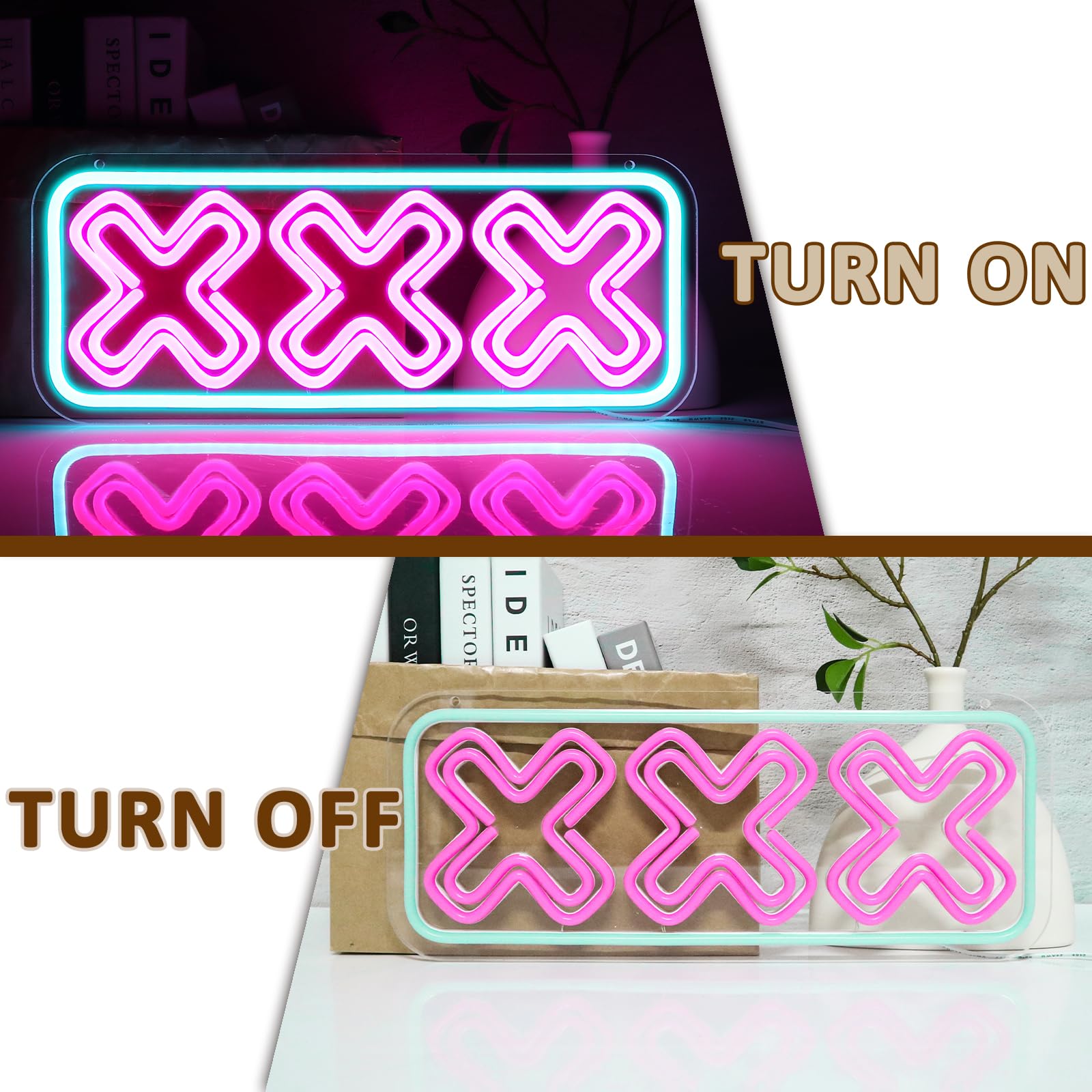 Amazon.co.jp: PMCVYH XXX ネオンサイン 壁装飾用 大人専用 LEDサイン