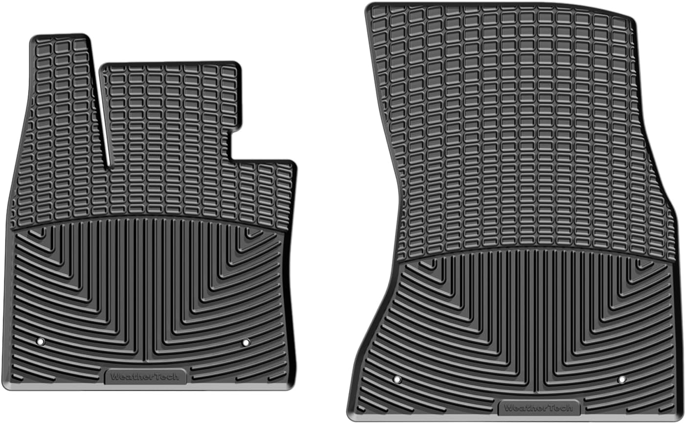WeatherTech All-Weather Floor Mats for BMW X5 40e, X5 50i, X6 35i - 1st Row (W325), Black