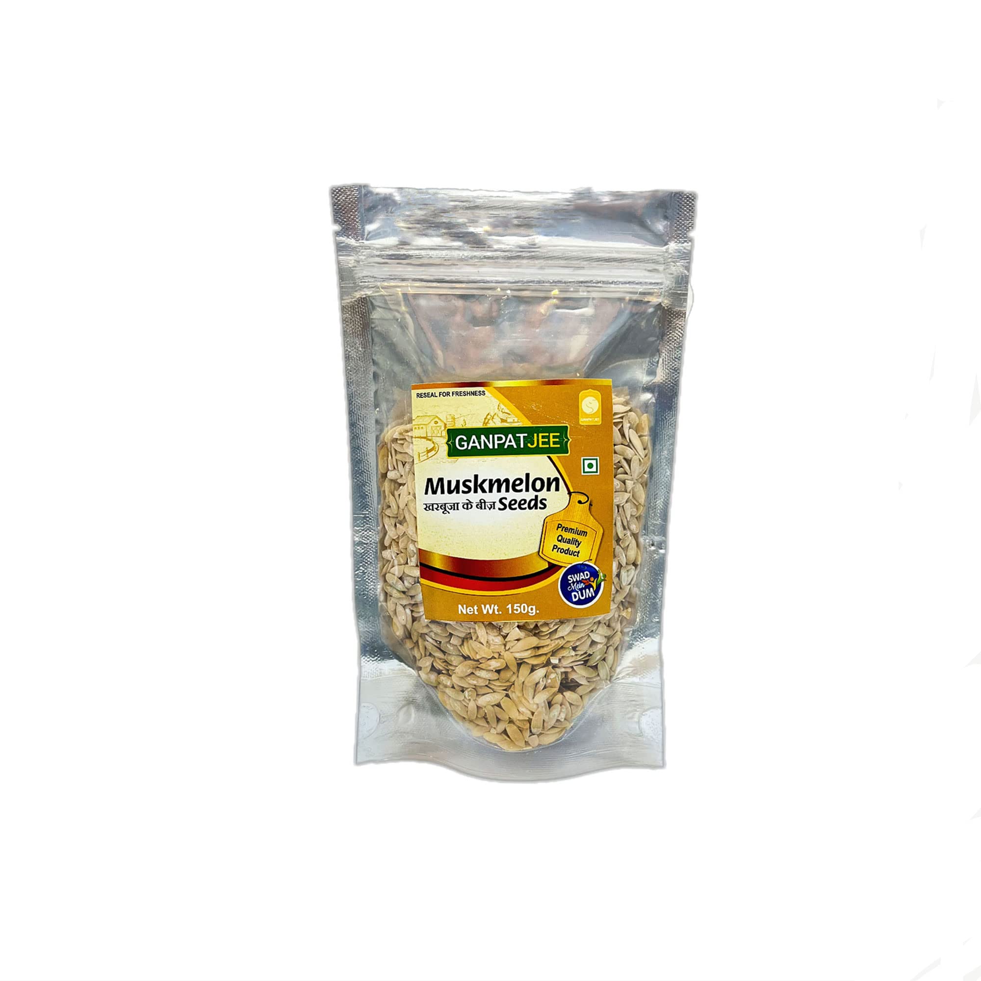 Ganpatjee Raw Muskmelon Seeds 150g | Kharbuja Magaj Beej | Without shell Ready To eat (B09TFWBTXF) Amazon Price History, Amazon Price Tracker