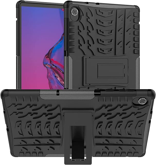 KATUMO Case compatible with Lenovo Tab M10 FHD Plus (2nd Gen) 10.3 TB-X606F/X606X Shockproof Case with Stand Function, Case for Lenovo Tab M10 FHD Plus 10.3 inch Cover Rubber
