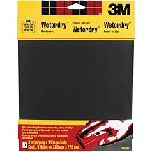 Wet/Dry Sandpaper, 600-Grit, 9 x 11-In., 5-Pk.