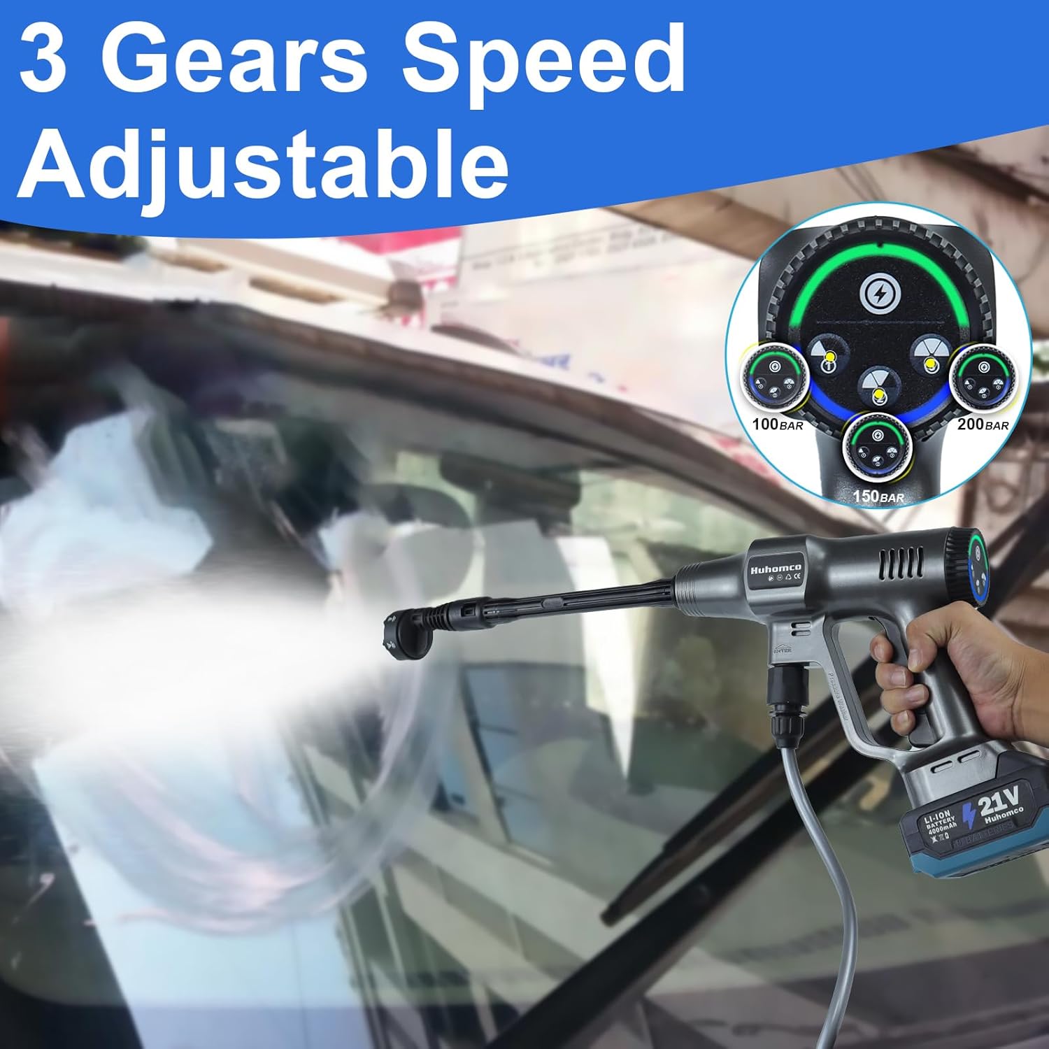 6-in-1 nozzle with various spray modes