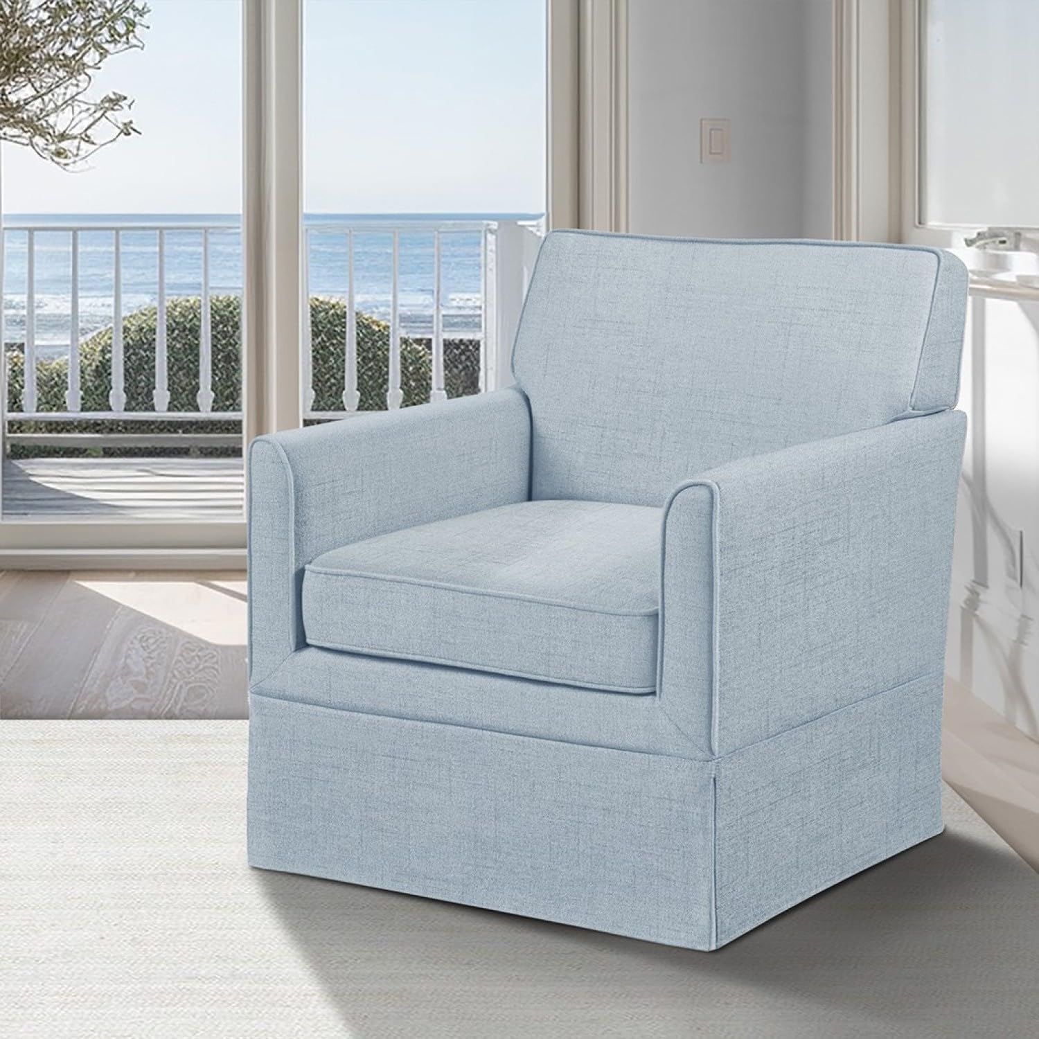 Timeless Slipcover Accent Armchair for Casual Living Room Décor