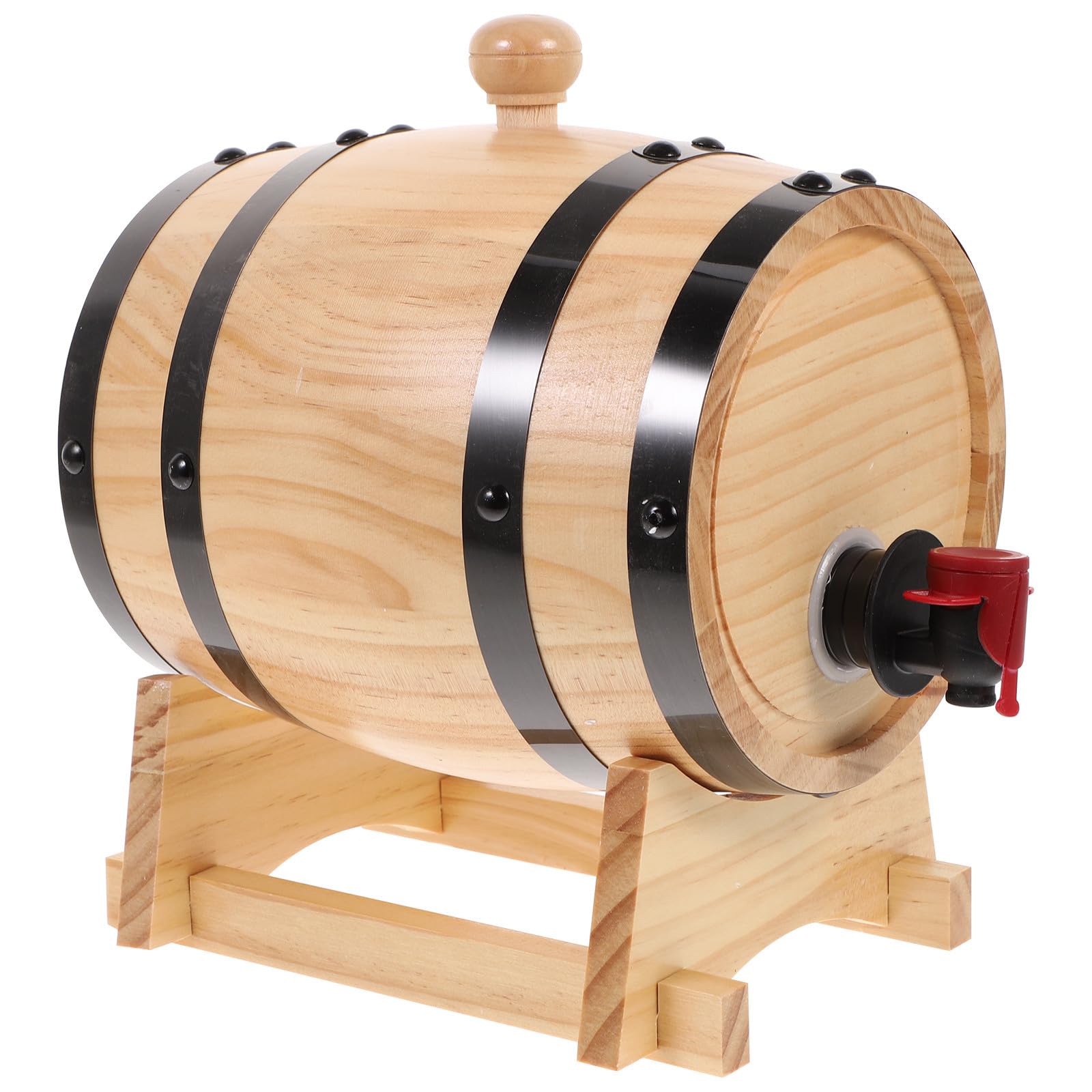Barril de Cerveza de Madera 1, 5l Hecho a Mano para Bar