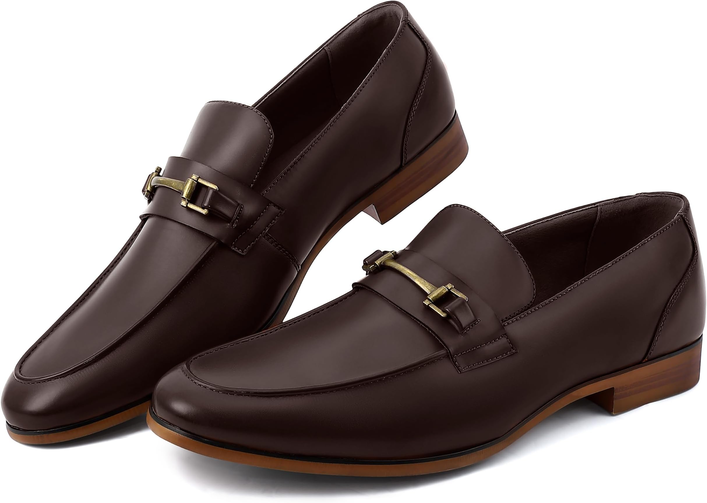brown penny loafers men