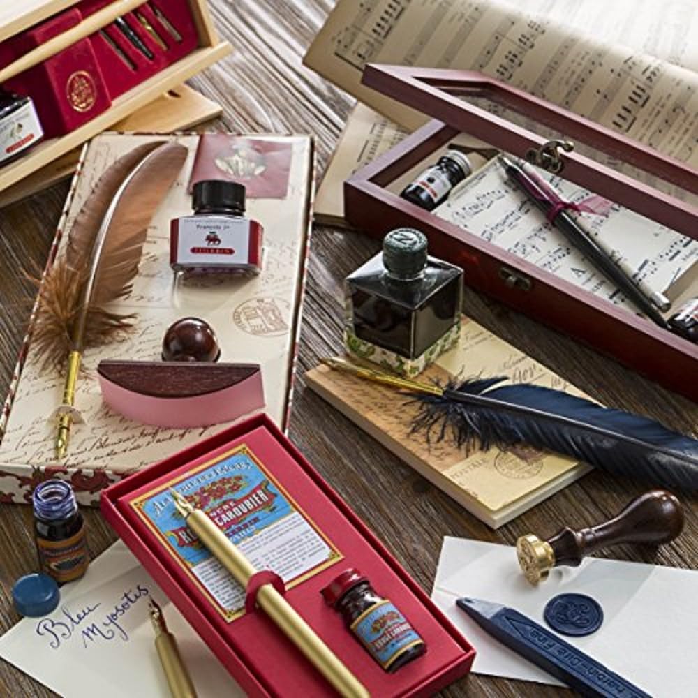 J.Herbin 31020T Siegellack Bankier (10 Stangen, ideal für Bastelprojekte) 10er Pack rot