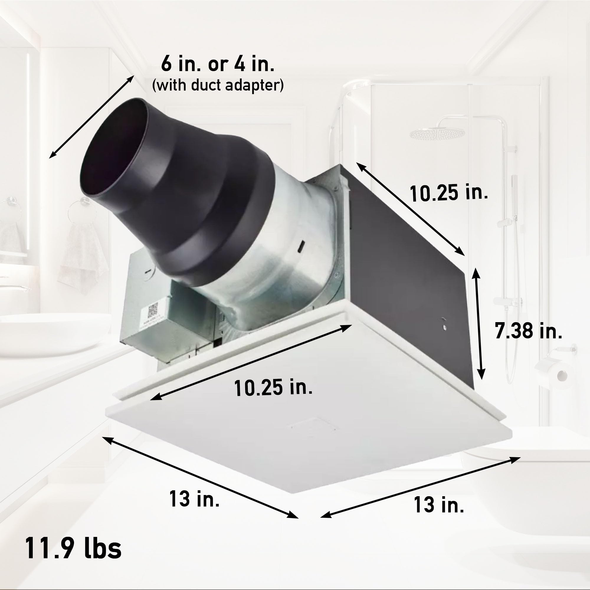 Panasonic WhisperGreen Select Dual Speed Ceiling Mount Exhaust Fan