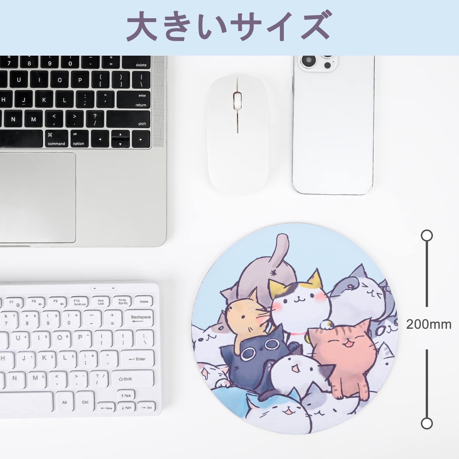 Amazon.co.jp: Newseego マウスパッド かわいい ゲーミングマウス