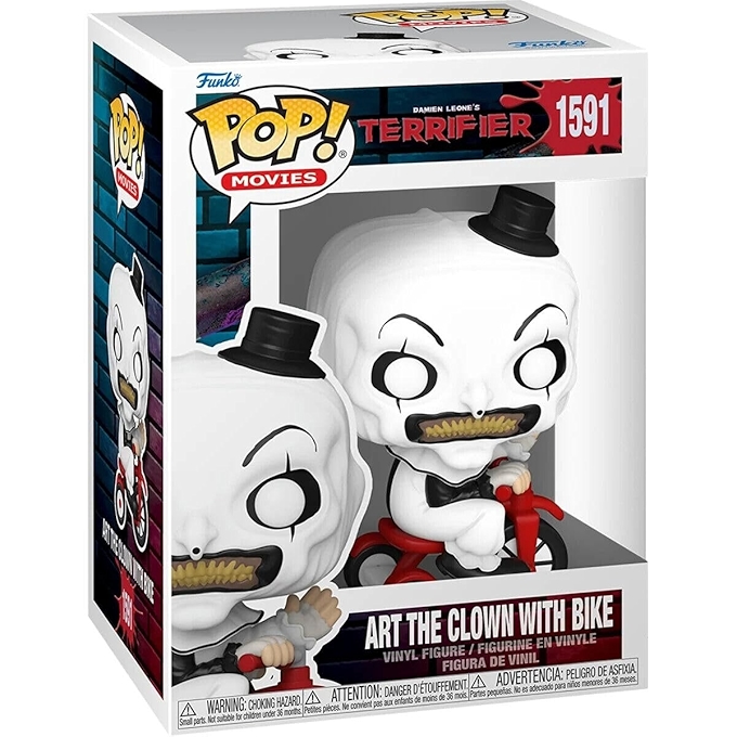 Funko Pop! 电影：恐怖人 - 小丑阿特与摩托车