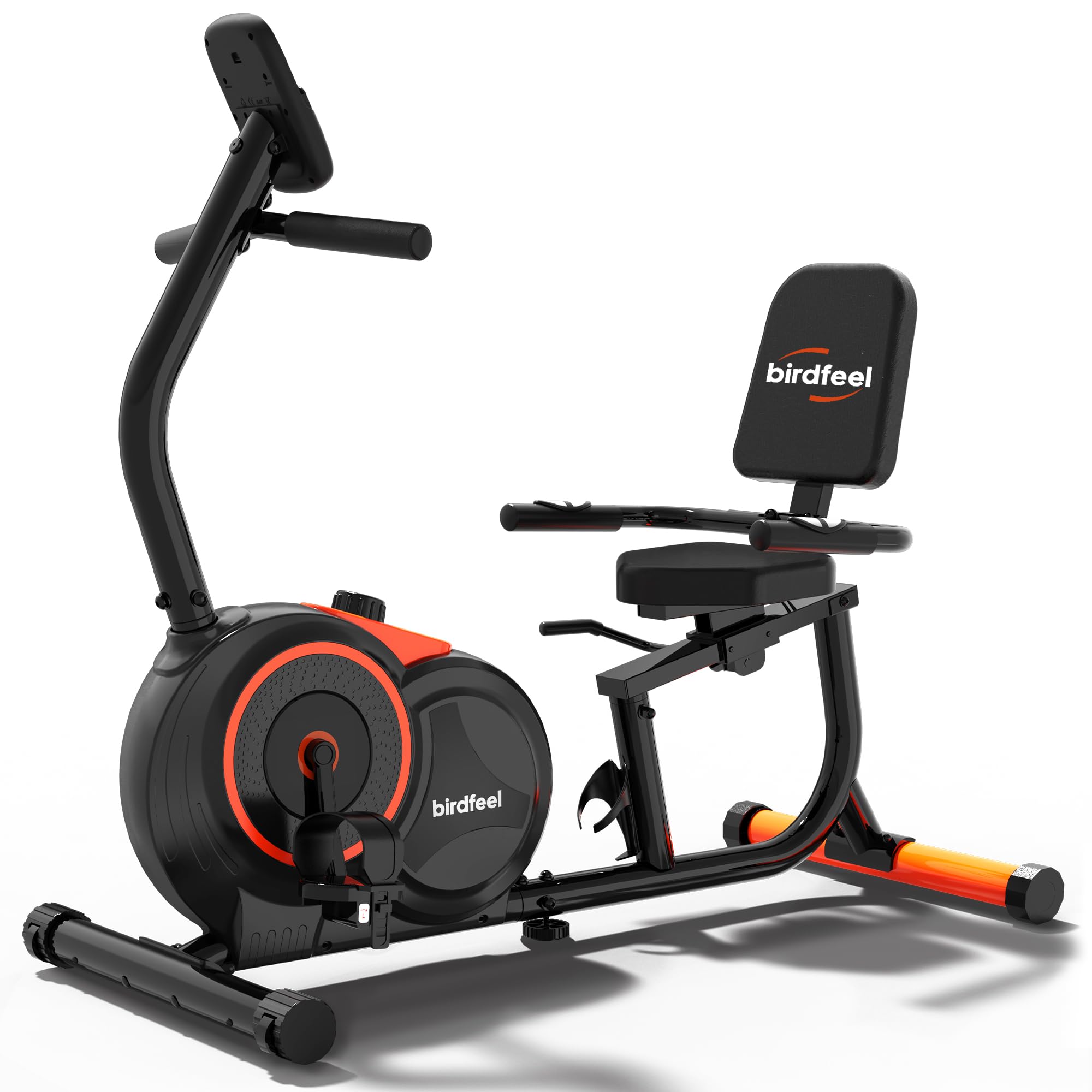 Recumbent Exercise Bike for Home,Recumbent Stationary Bikes for Adults & Seniors,Load Capacity of 400 pounds,Equipped with 16 Adjustable Gears, and Soft Adjustable Seats : Sports & Outdoors