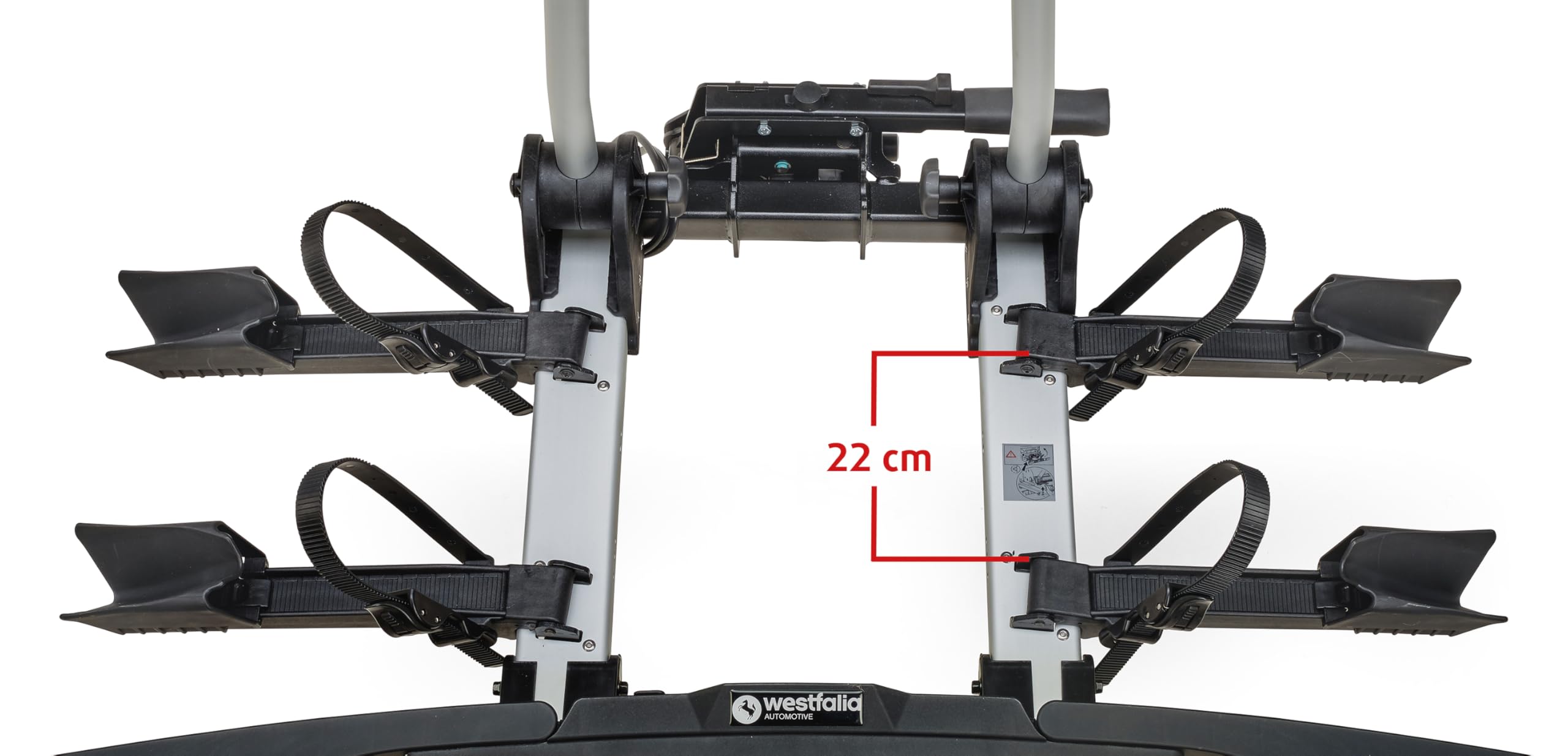 Fahrradträger Kupplung Für 2 E-Bikes Bis 60kg - Klappbarer Heckträger Mit LED-Beleuchtung & Diebstahlschutz