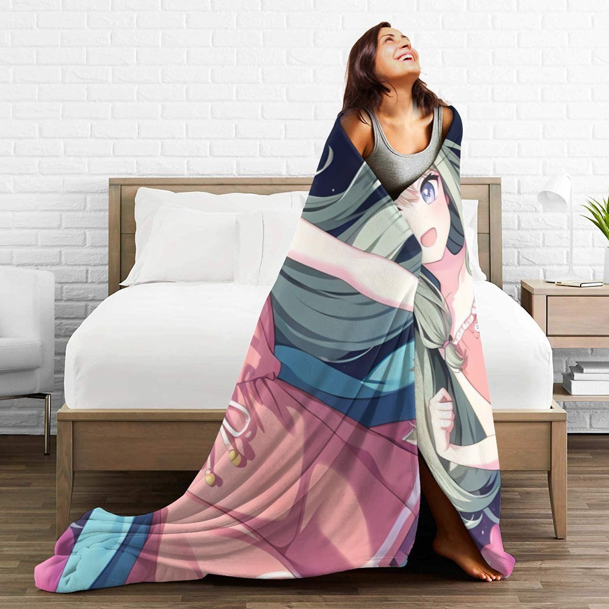 Amazon｜草薙寧々 (1)(1) フランネルブランケット，毛布，冬 暖かい