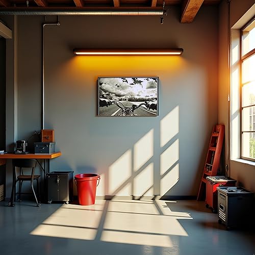 Miniatura 6 de UOOPAI Ride Free Route 66 - Cartel de metal retro para motocicleta, decoración de garaje para pared, póster artístico