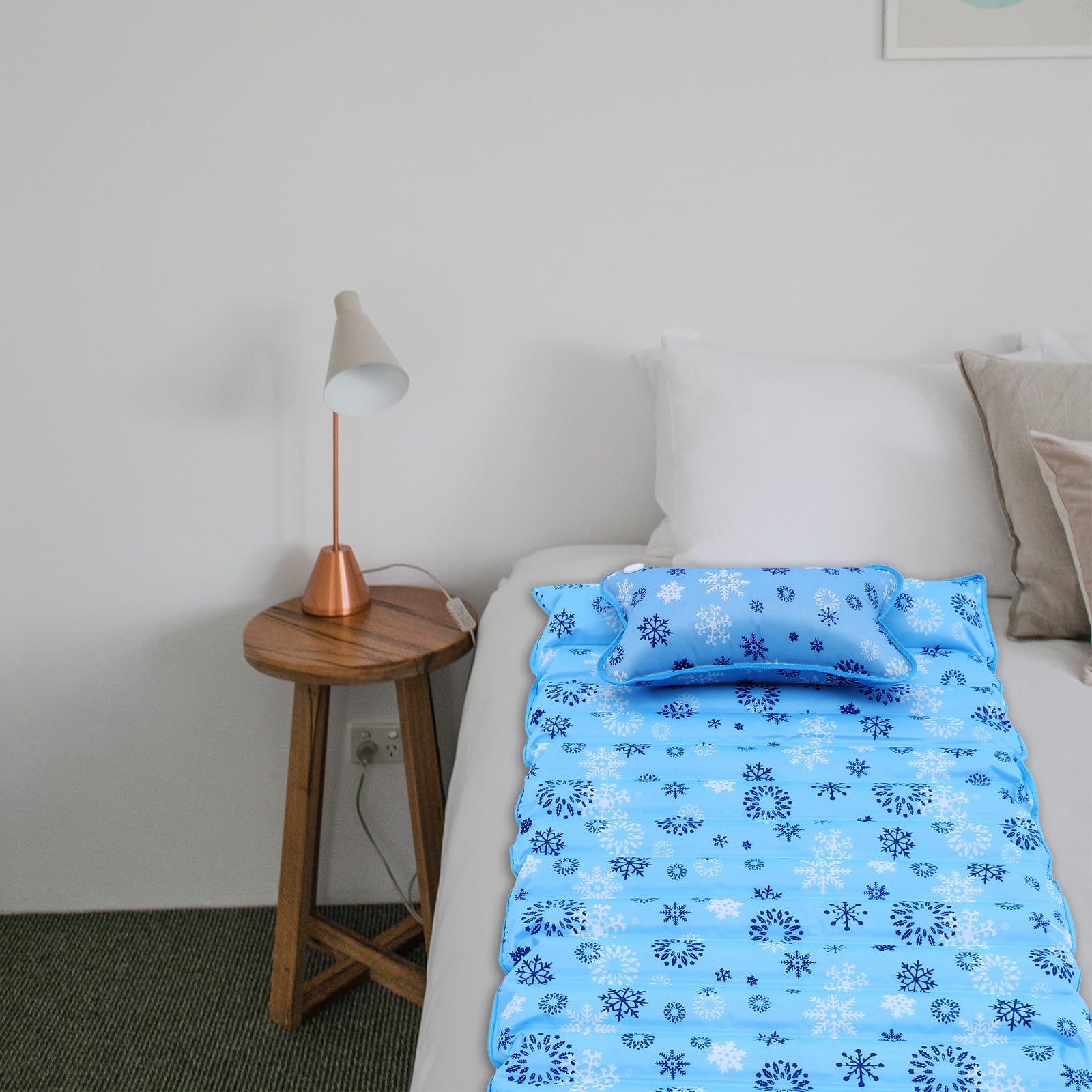 Toddmomy Materasso Refrigerante in Pvc per Adulti e Anziani, Materasso Refrigerante Letto ad Alta Capacità di Carico e Pelle Amica, per L'estate