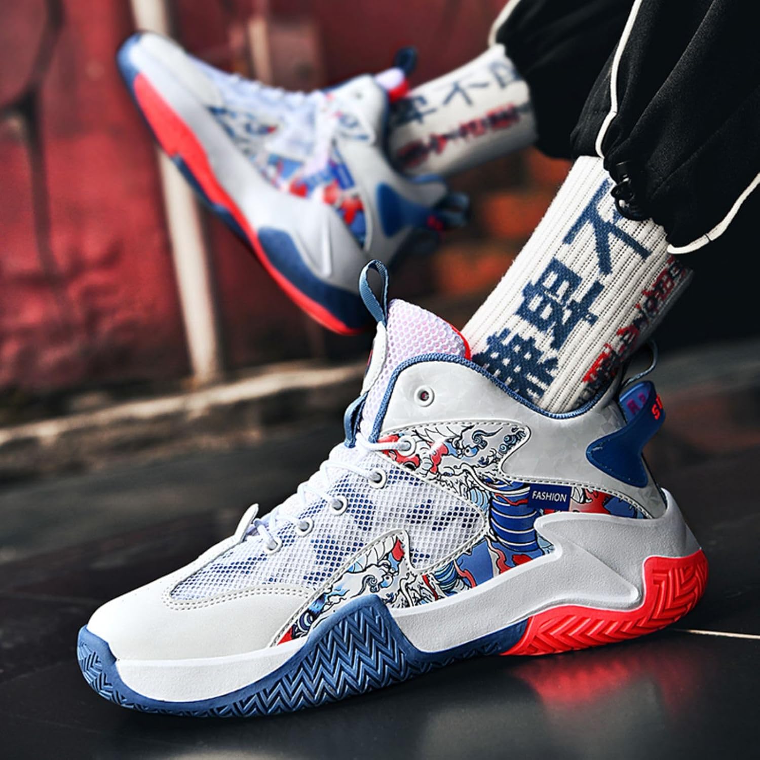 New Anti Slip and wear-Resistant Sports Basketball Shoes for Children