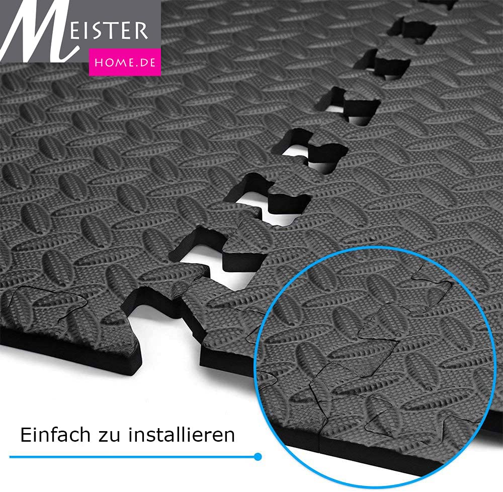 Meisterhome - 60 x 60 x 1 cm - 21 stuks - 7,56 m² - antraciet beschermmatten set puzzelmat vloerbescherming mat - puzzel vloerbeschermingsmatten onderlegmat | fitnessmat turnmat sportmat trainingsmat Meisterhome - 60 x 60 x 1 cm - 21 stuks - 7,56 m² - antraciet beschermmatten set puzzelmat vloerbescherming mat - puzzel vloerbeschermingsmatten onderlegmat | fitnessmat turnmat sportmat trainingsmat