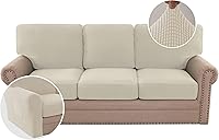 Vista 297 de H.VERSAILTEX Multi-Pieces Sofa Covers Stretch Couch Covers Form Fitted Seats and Back Cushions Covers