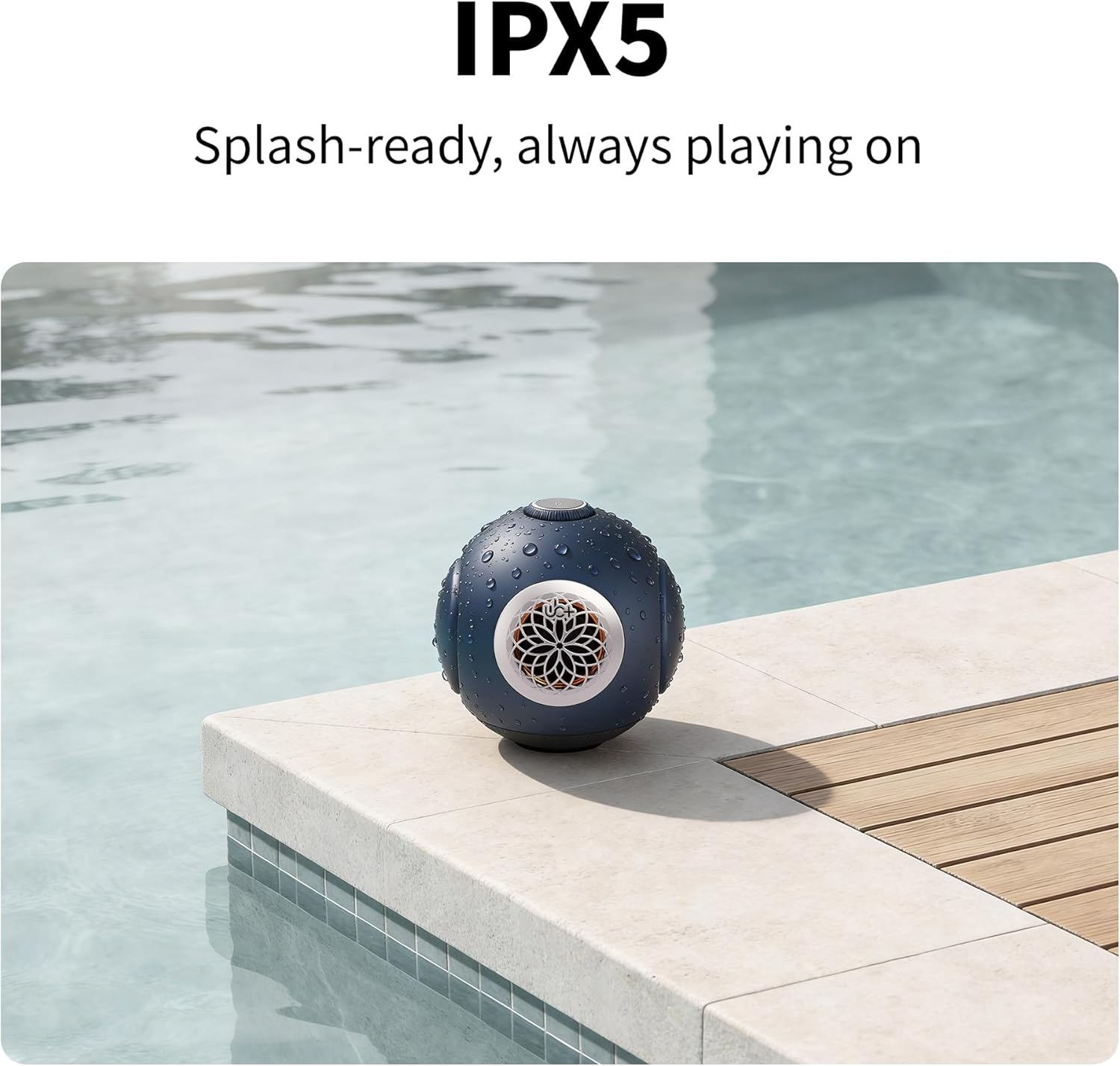 UB+ dBMiNi Portable Bluetooth Speaker with Dual Bass,Hi-Fi Stereo Sound, TWS Pairing, Bluetooth 5.4, Long Battery Life, for Outdoor and Travel Use (Graphite Grey) - Image 9