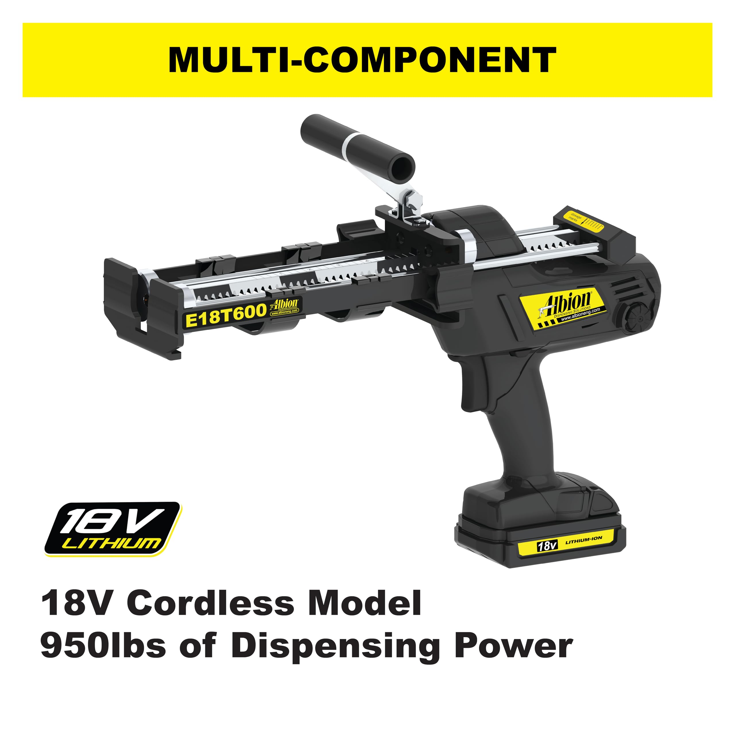 Albion Engineering E18T600 600 Series Cordless Multi-Component