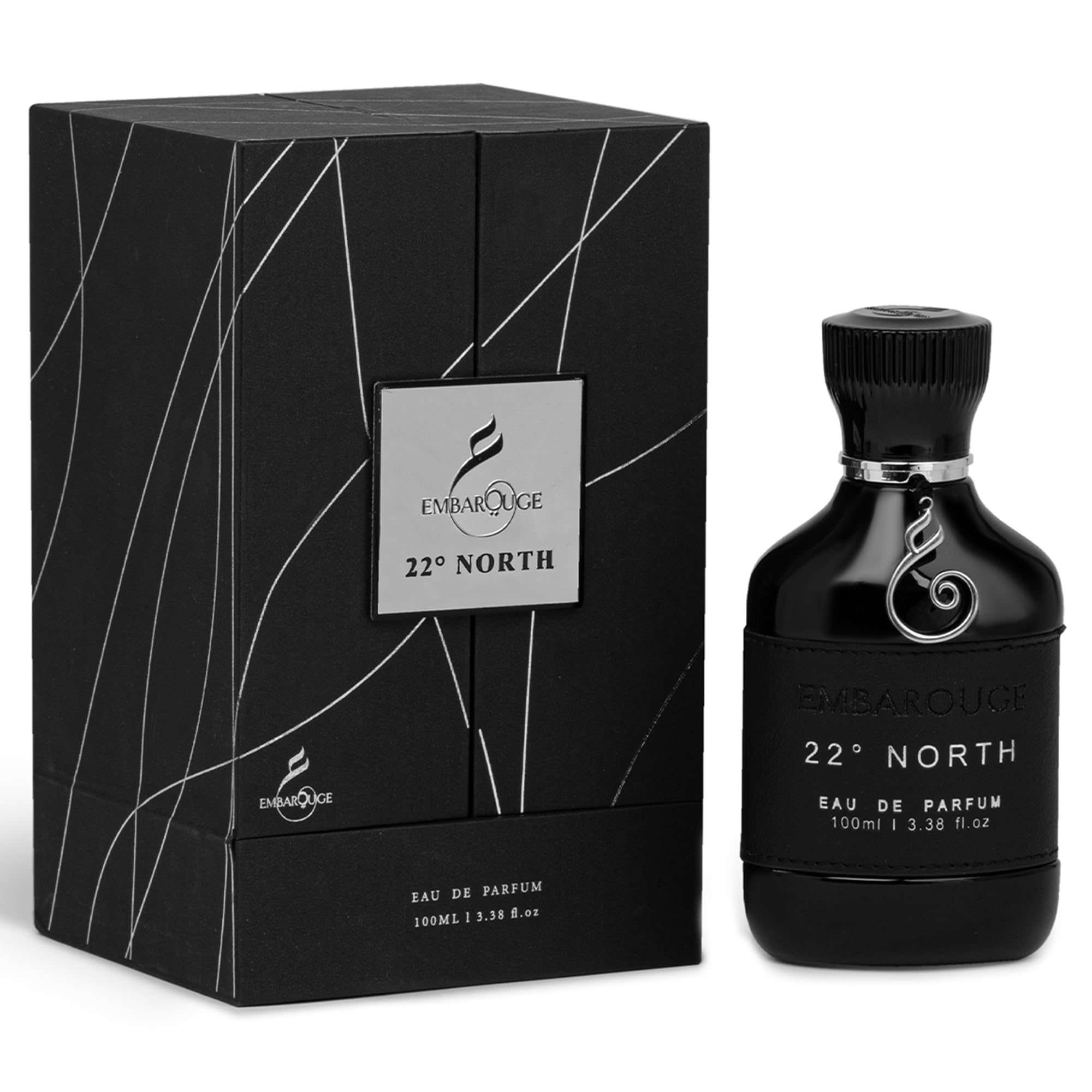 EMBAROUGE 22° North EDP Perfume for Man and Woman | Long Lasting | Woody Oud Scent | Geranium, Oud, Incense | Middle Eastern Luxury Fragrance |100ml