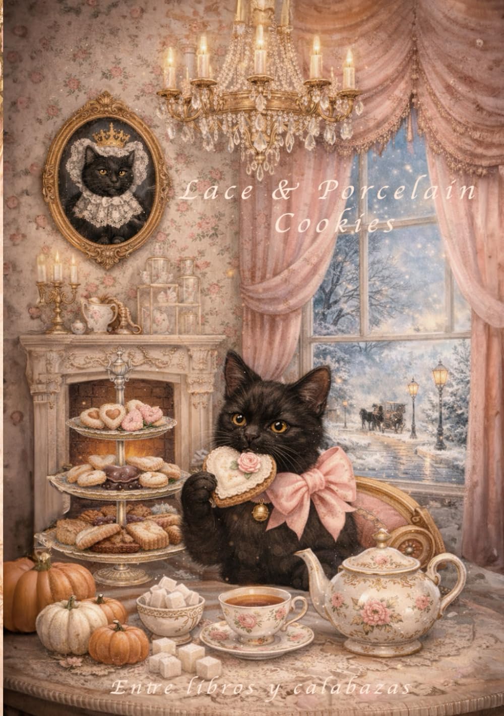 Lace & Porcelain Cookies: Premium fine-bakes cookbook · 100 Victorian Rococo recipes + table planning & favors      Paperback – January 16, 2026