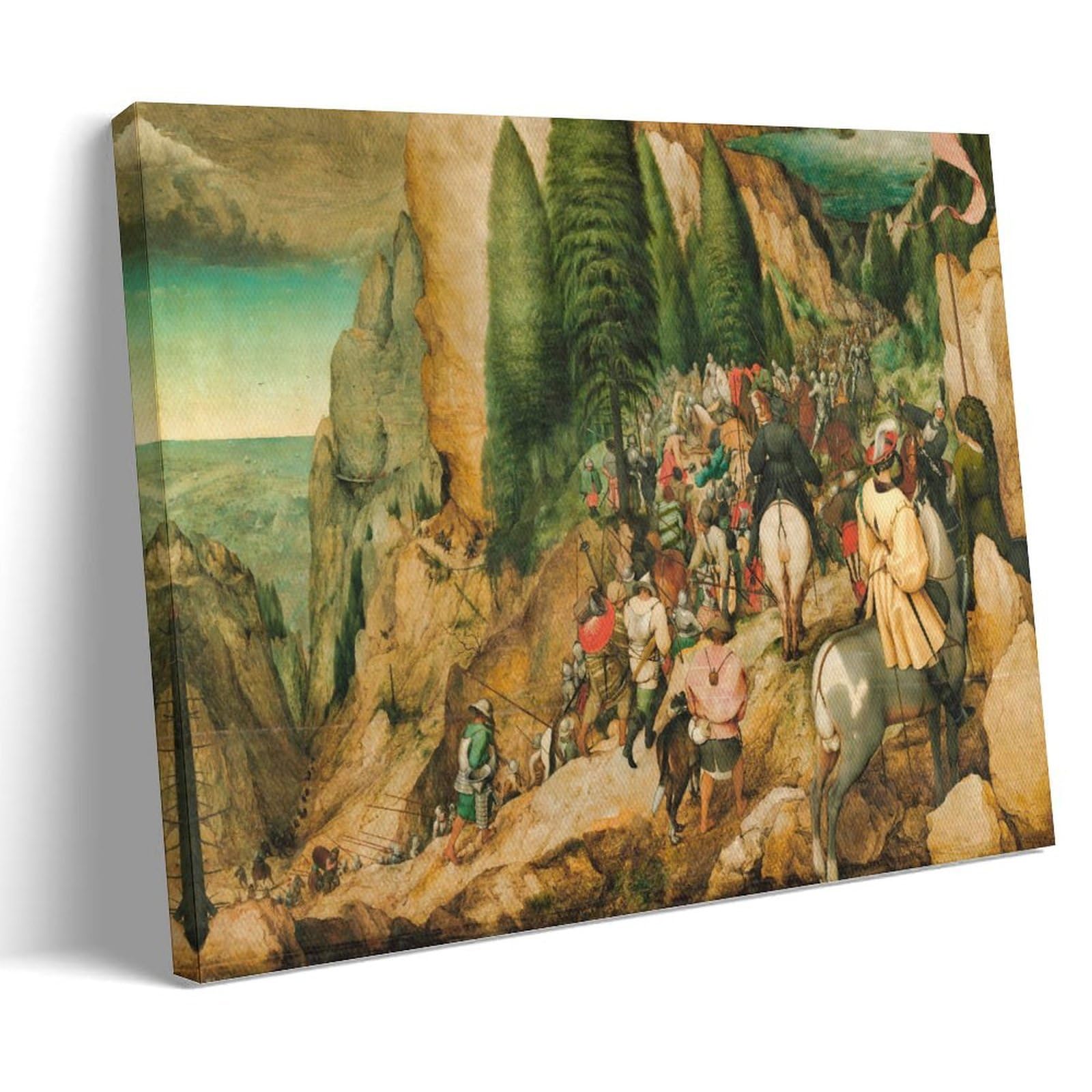Yyueqil Frame Pieter Bruegel The Elder Prints Conversion Of Paul Wall Art Room Aesthetic Print Art Wall Painting Canvas Modern Bedroom Decor 16X24inch(40X60cm)