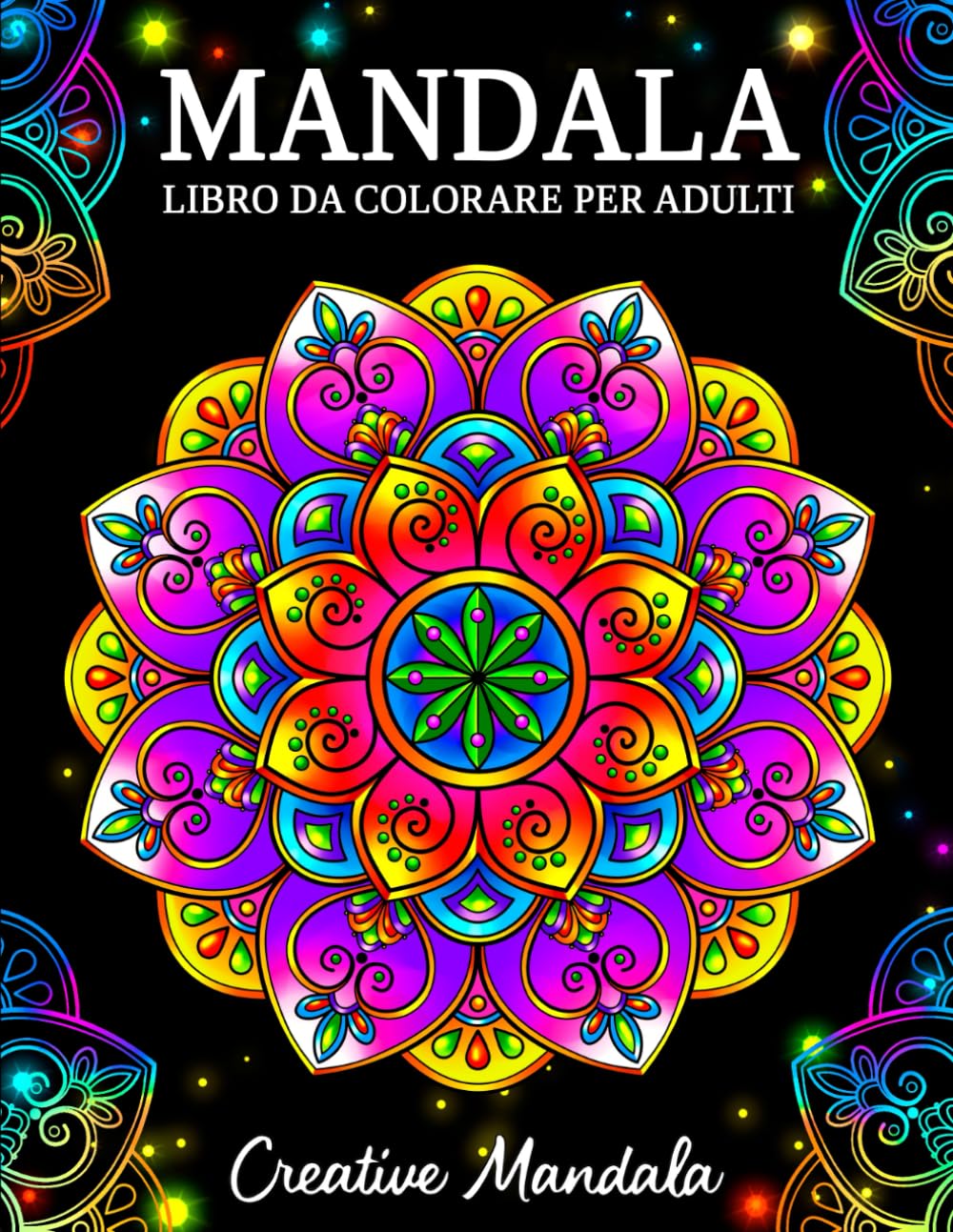 Libro da colorare per adulti Mandala antistress relax