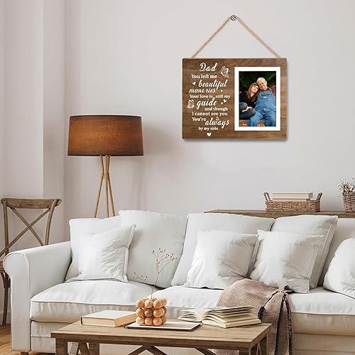 Miniatura 6 de Marco de fotos conmemorativo, marco de fotos para papá, regalos conmemorativos por pérdida de padre amado, marco de fotos de recuerdo o regalo