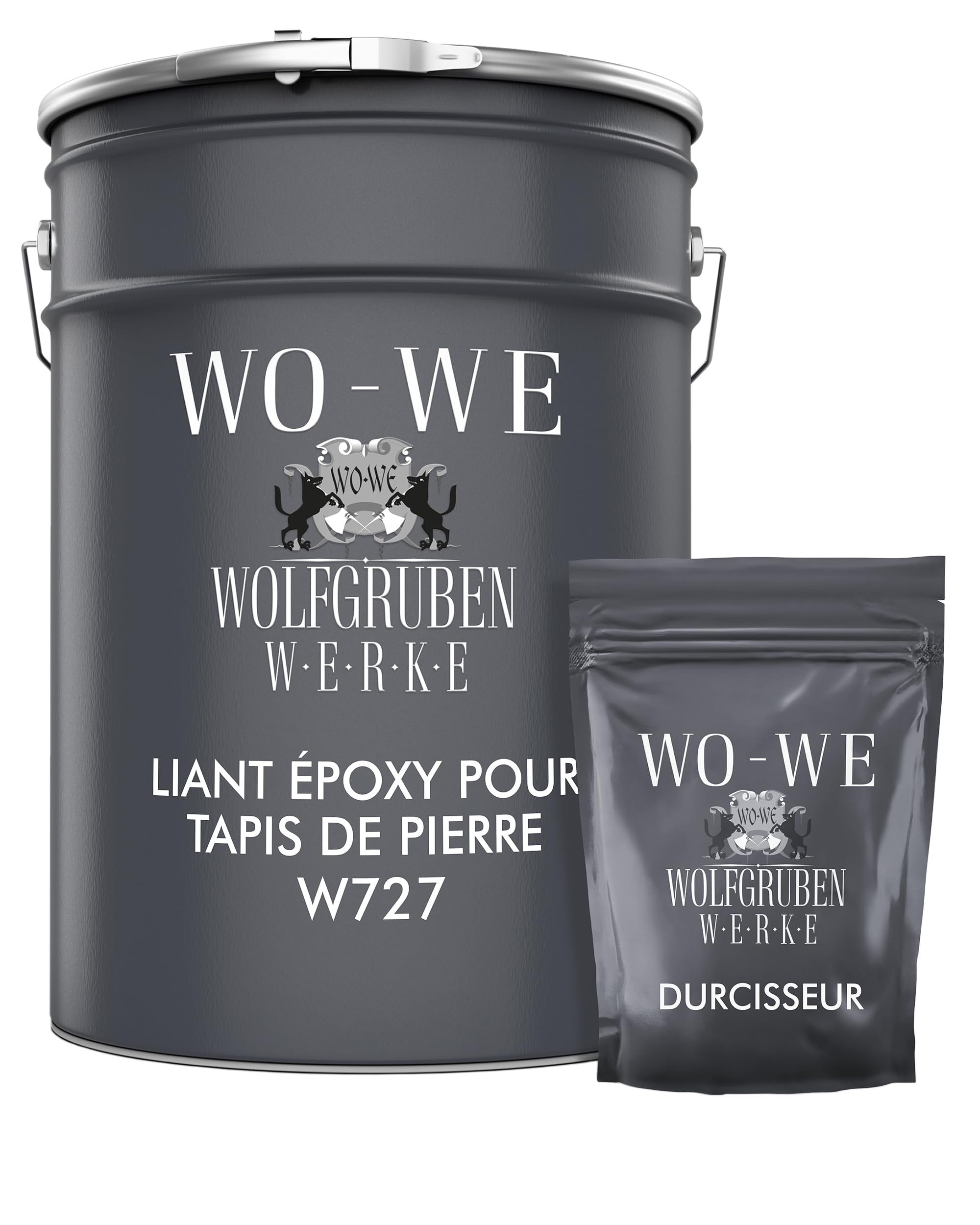 WO-WE Adhérent époxy pour tapis en pierre résistant aux UV W727 1,5kg
