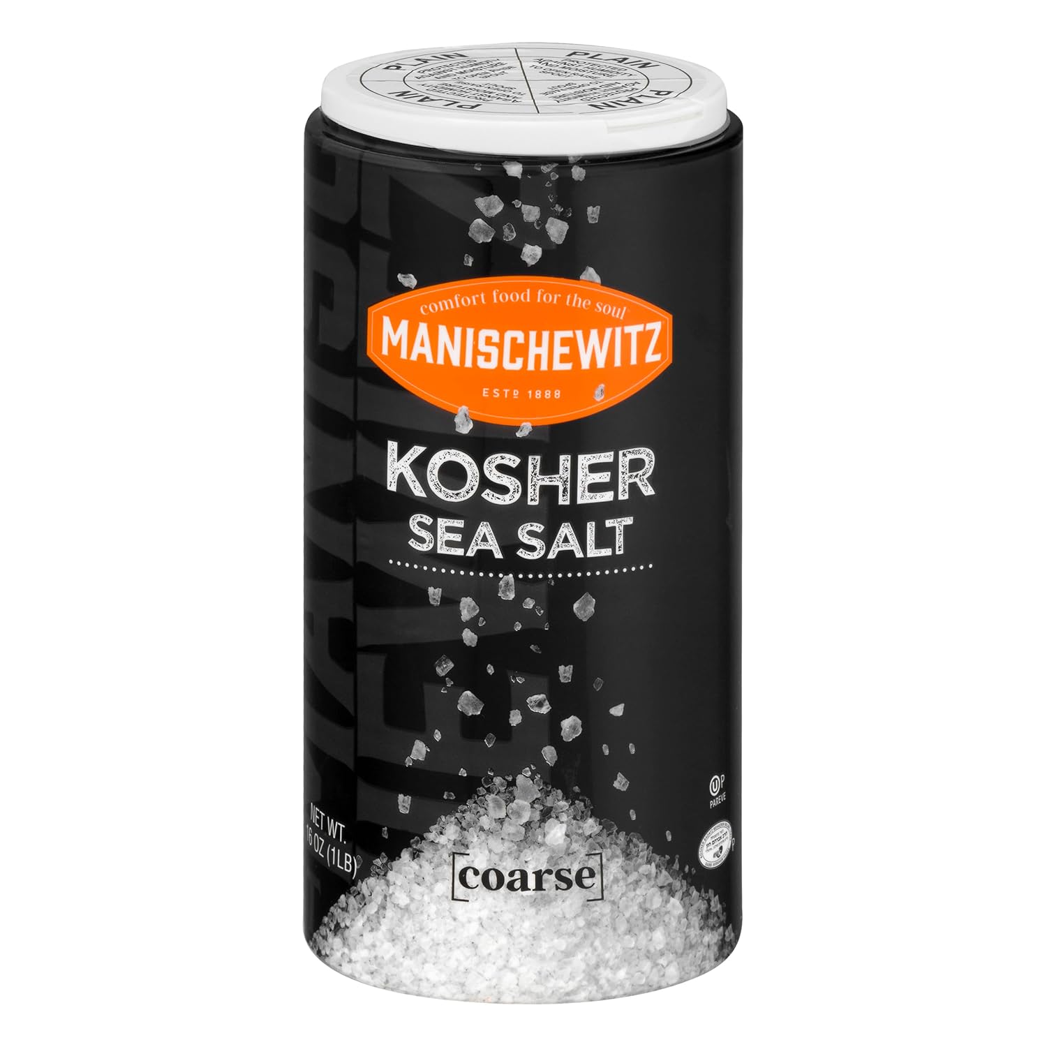 M.anischewitz Kosher Salt 16 oz (Pack of 12)